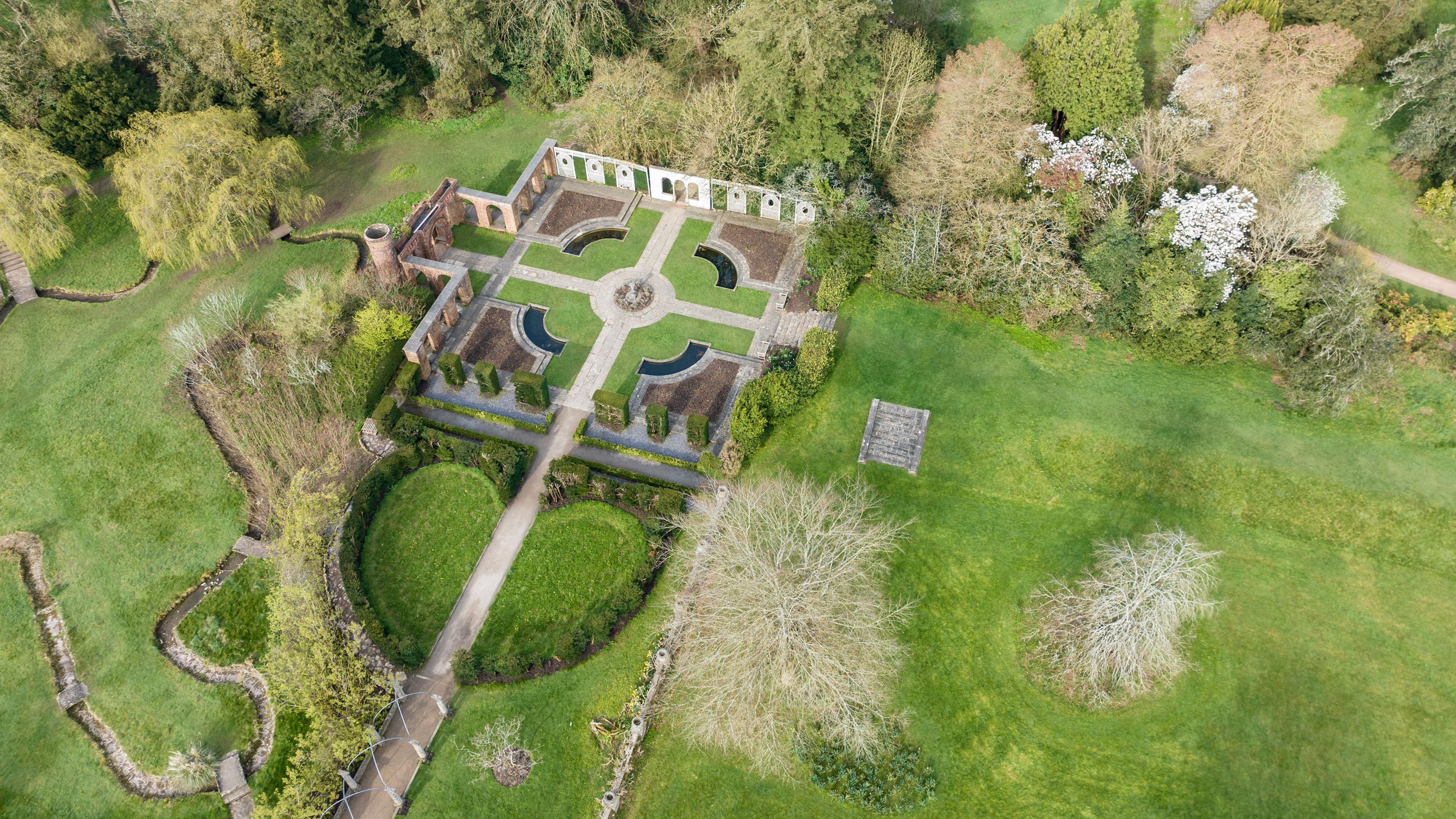 The Heart Garden – a hidden heart in Dyffryn Gardens in the Vale of Glamorgan.