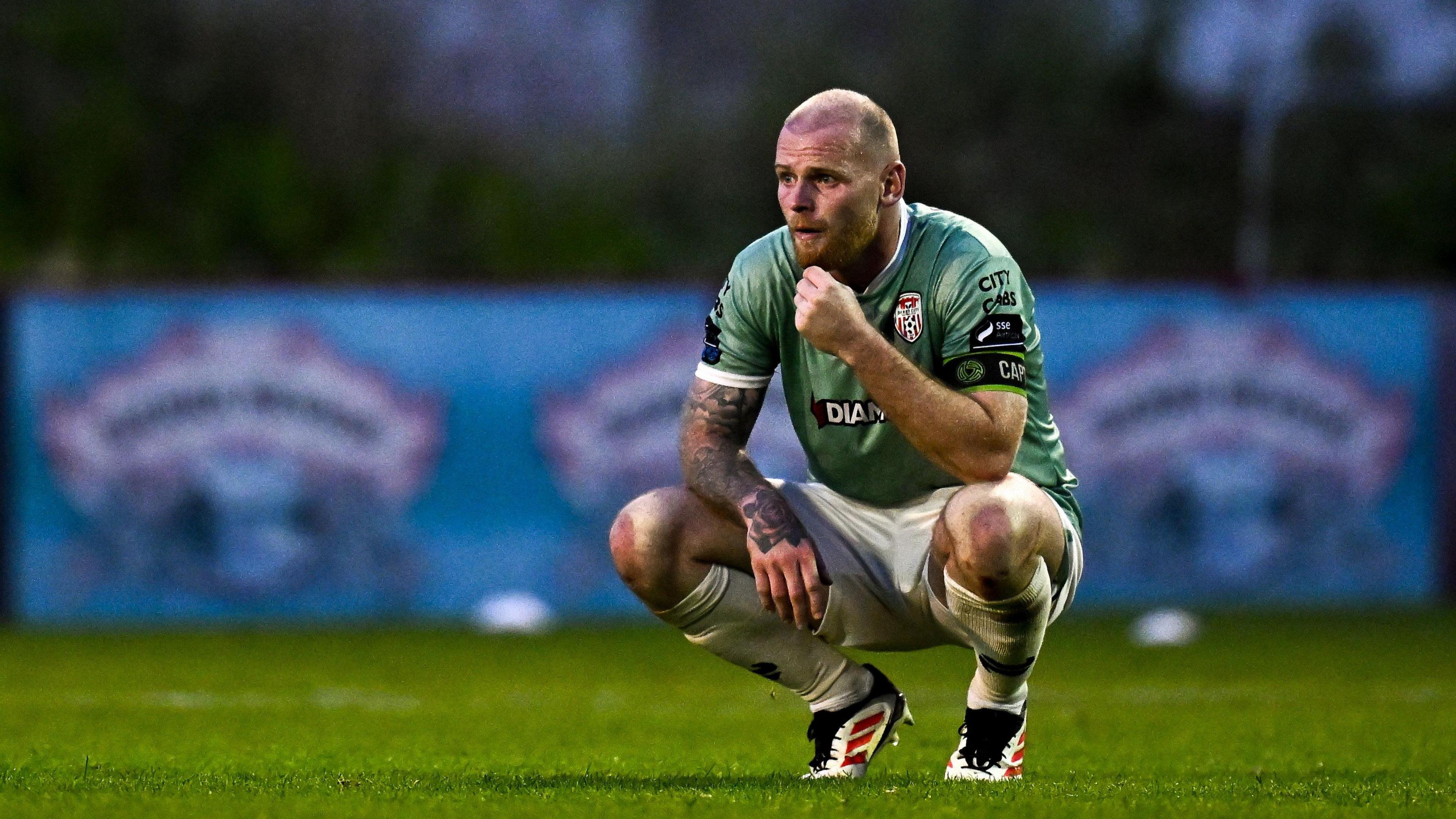 Mark Connolly looks dejected