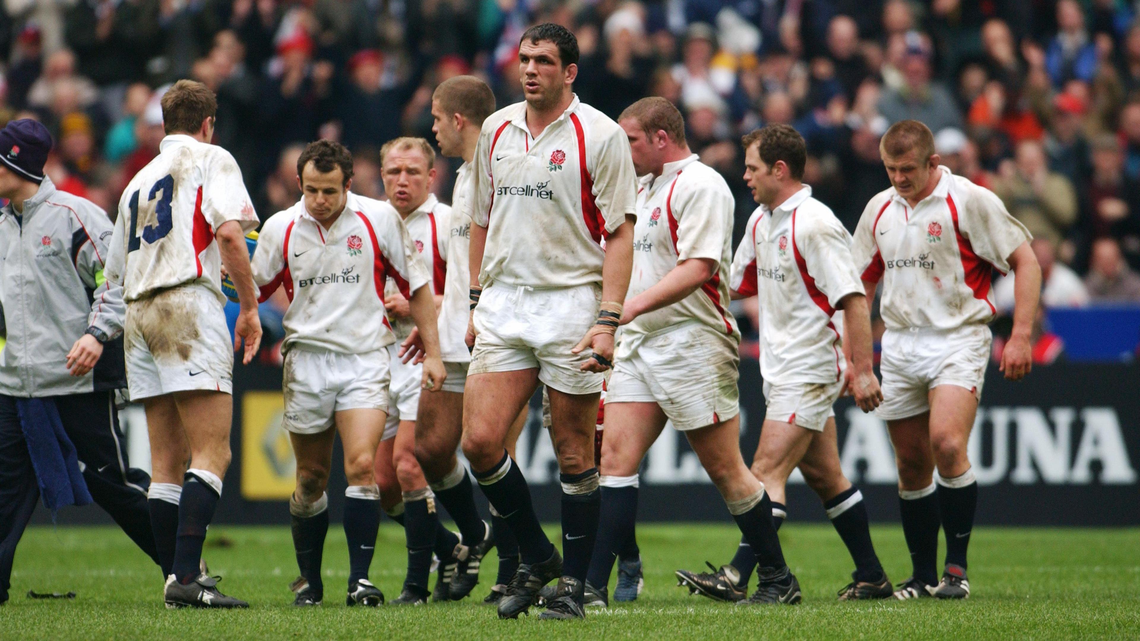 Martin Johnson dejected