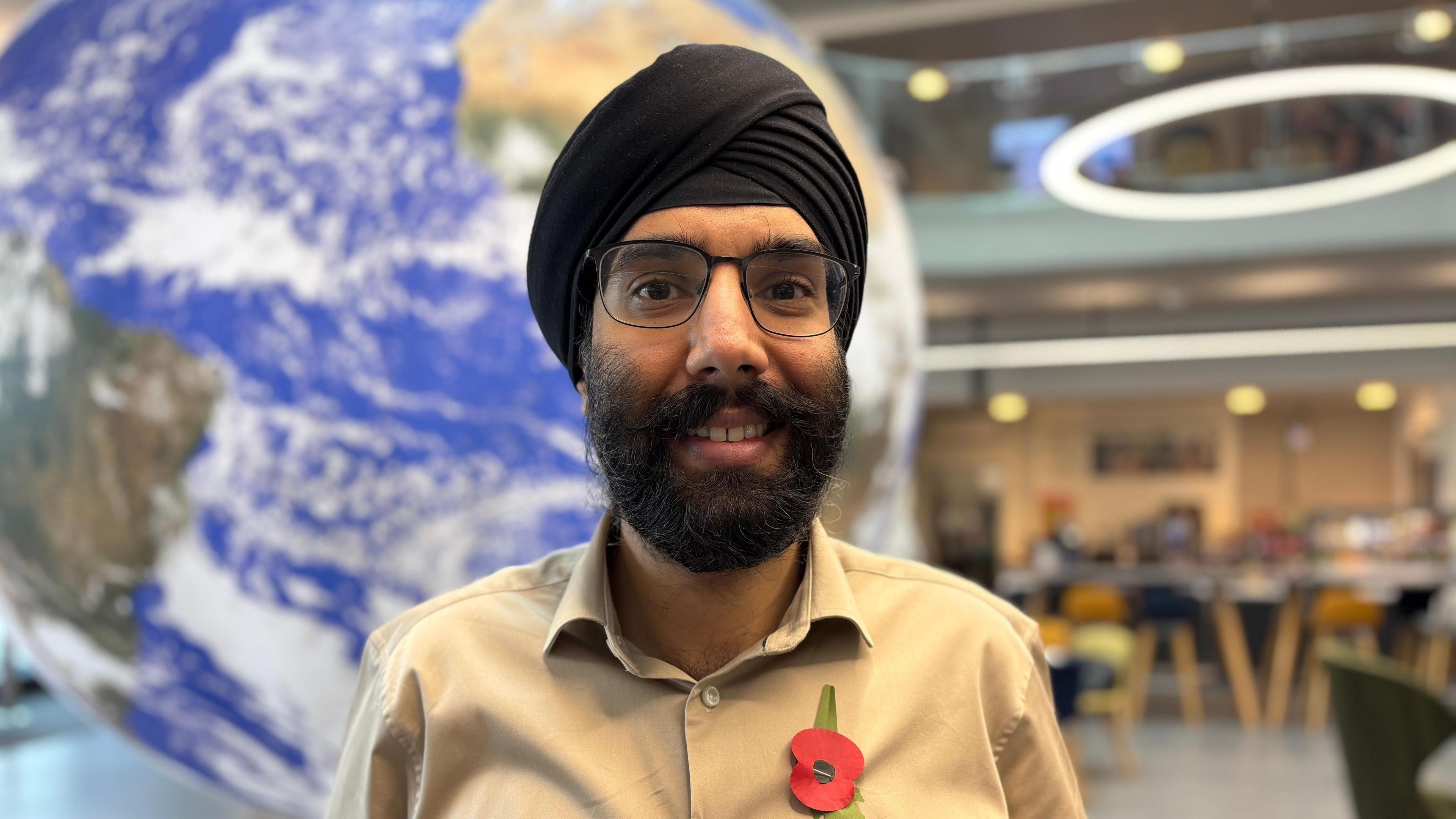 Dr Jasdeep Singh Anand from the University of Leicester