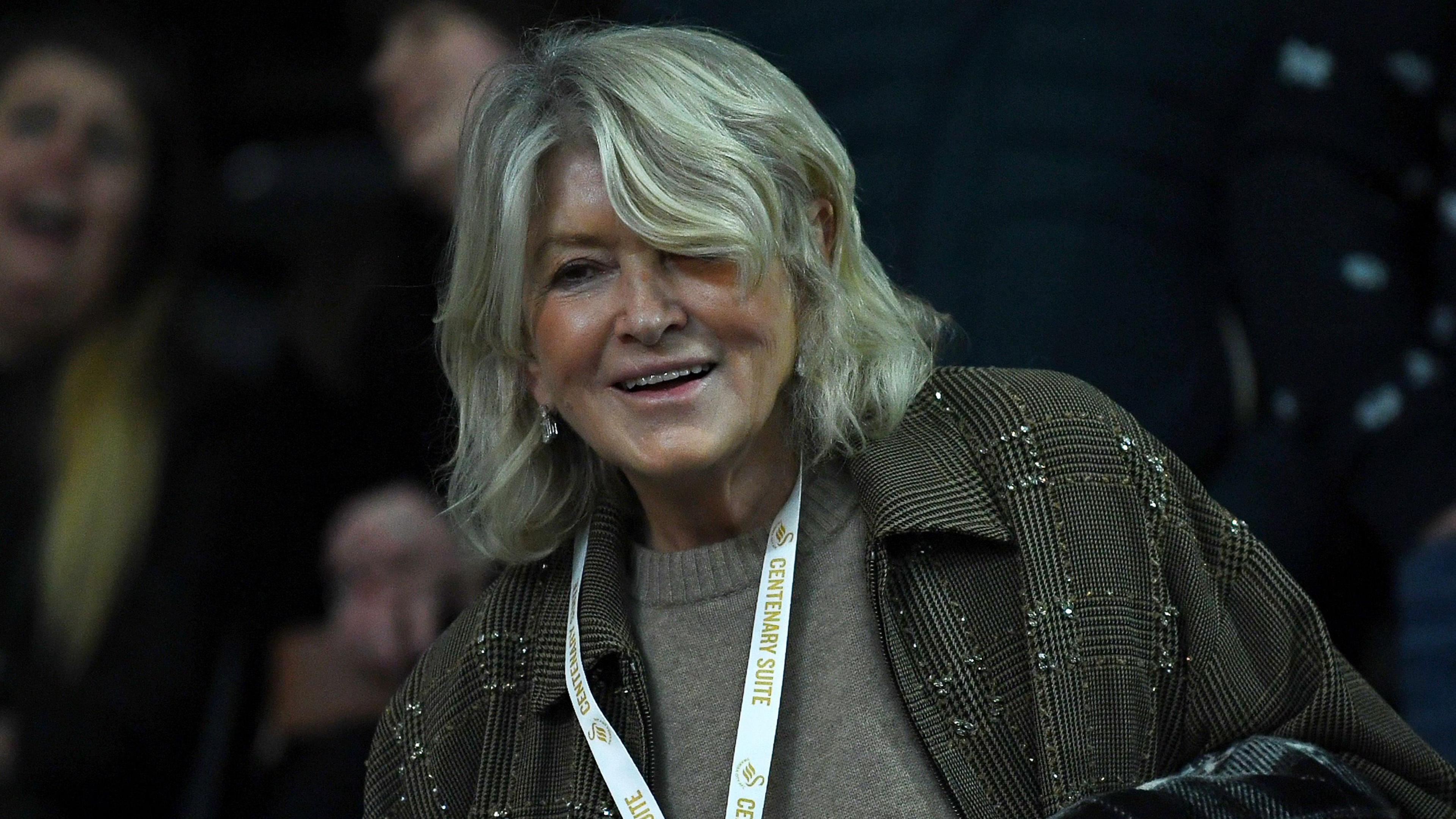 Martha Stewart at the Swansea.com Stadium for last weekend's game against Wrexham 