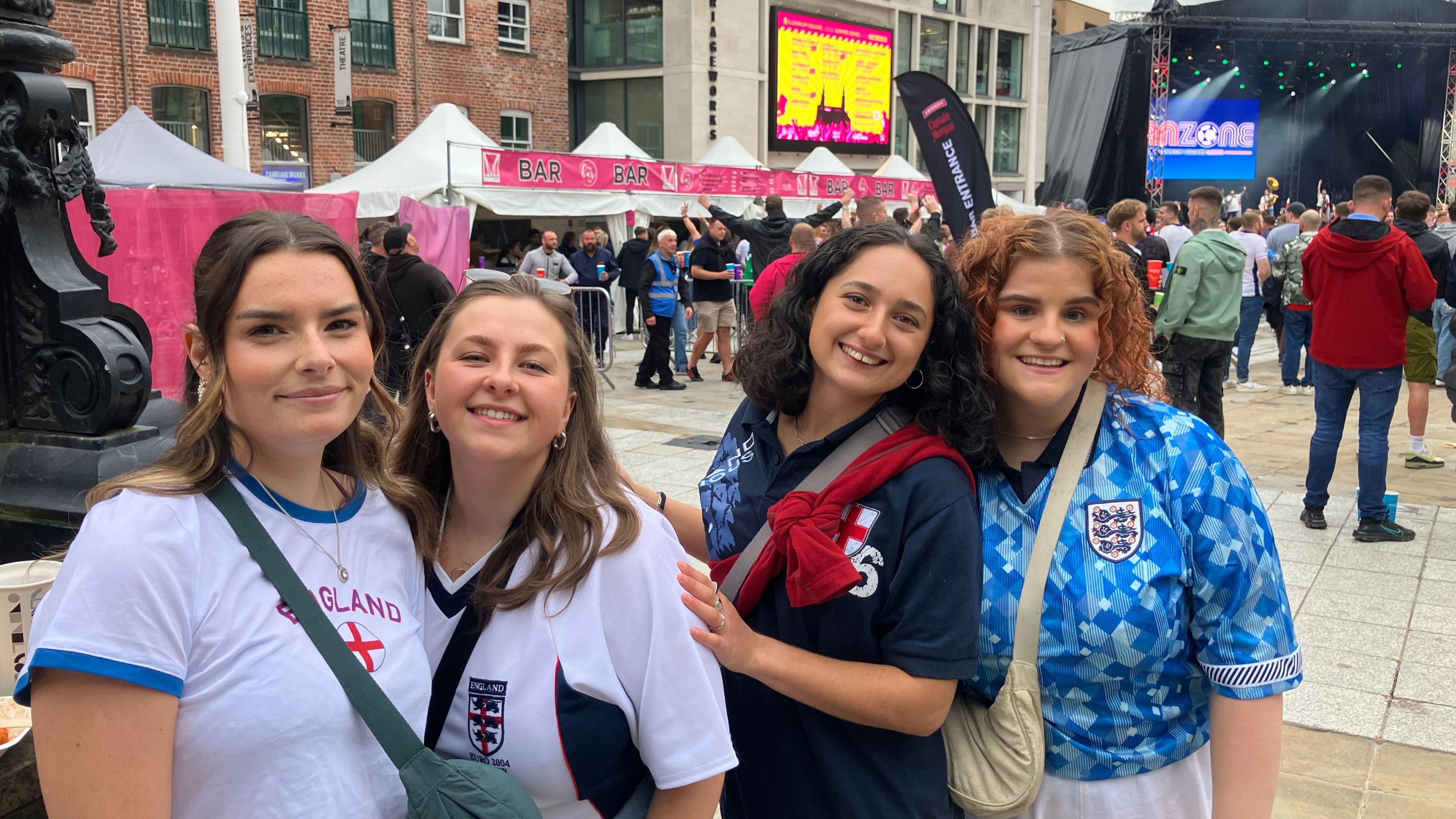 Emily Mitchell, Amy Wilcockson, Cody Dhnoa and Ellie Tyson 