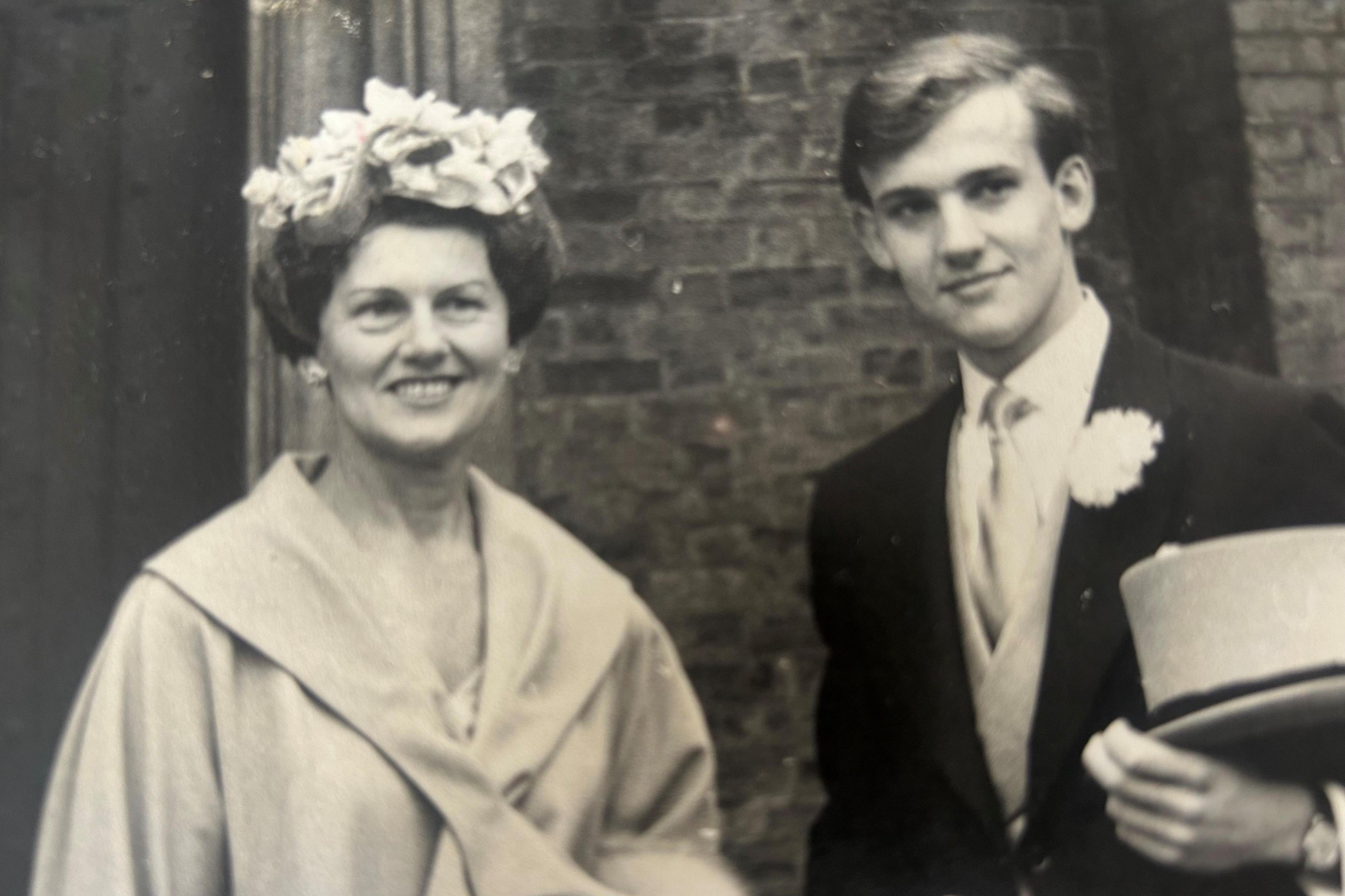 Ian McKay with his mother Muriel