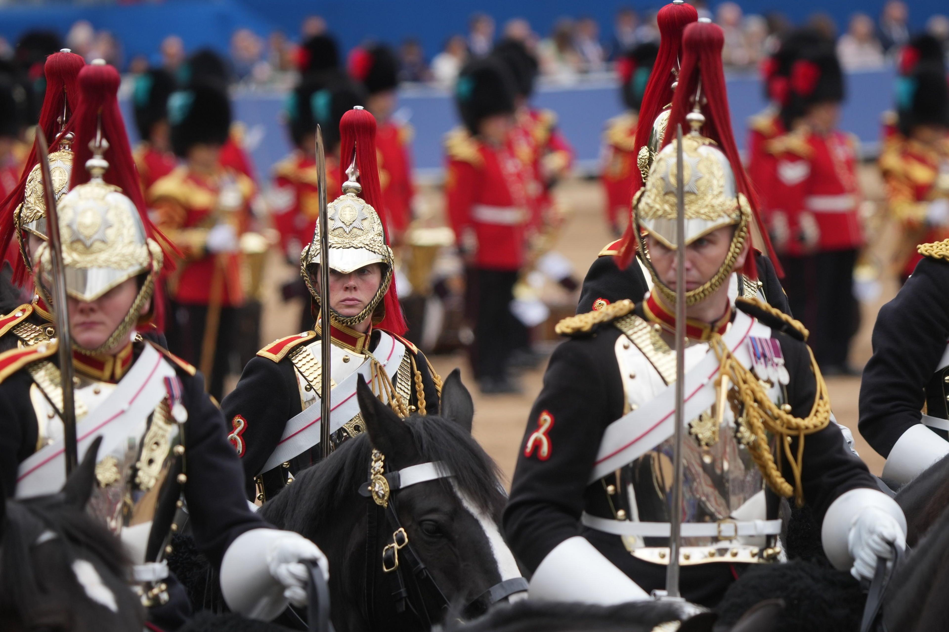 Cavalry at Trooping the Colour