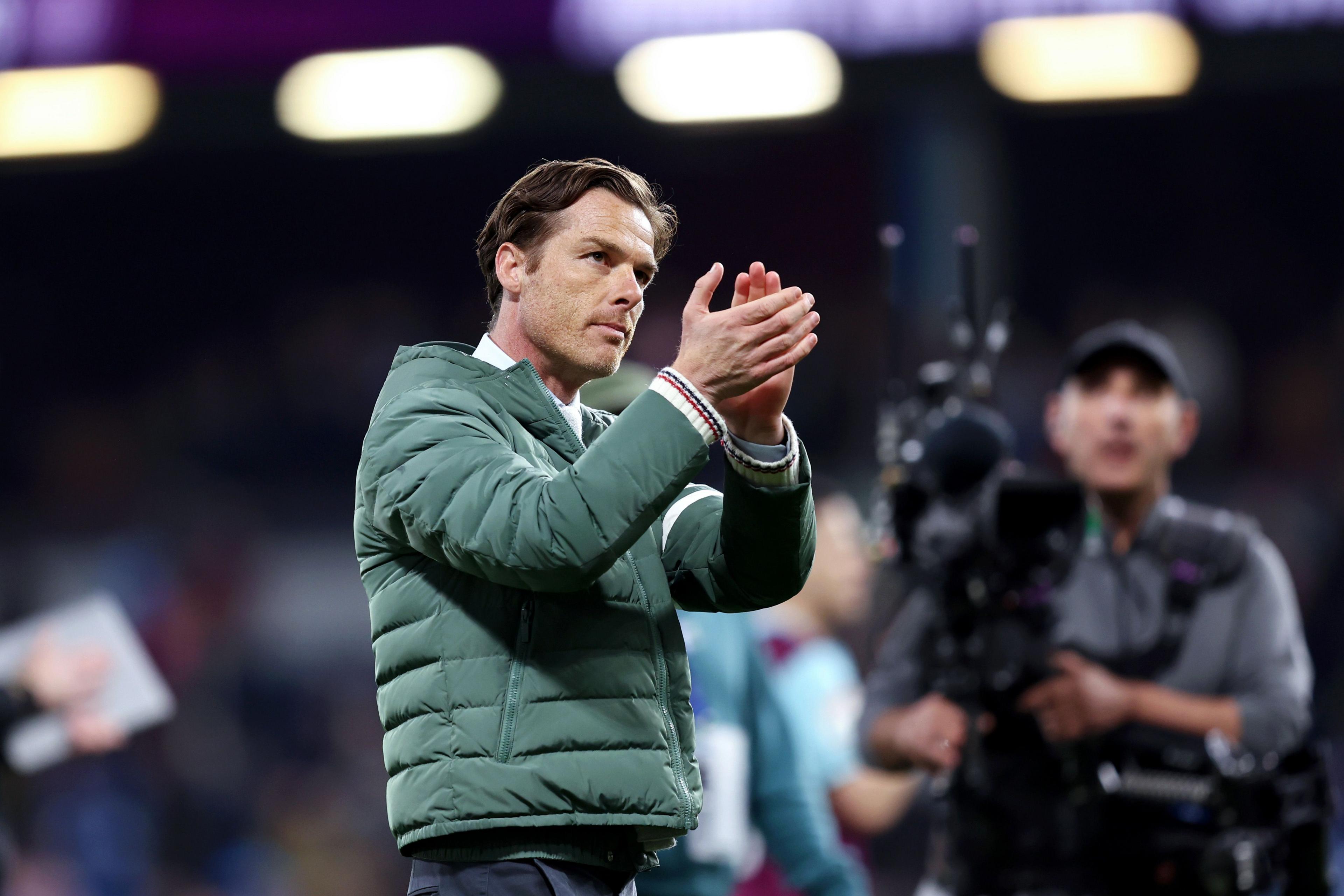 Scott Parker clapping Burnley fans