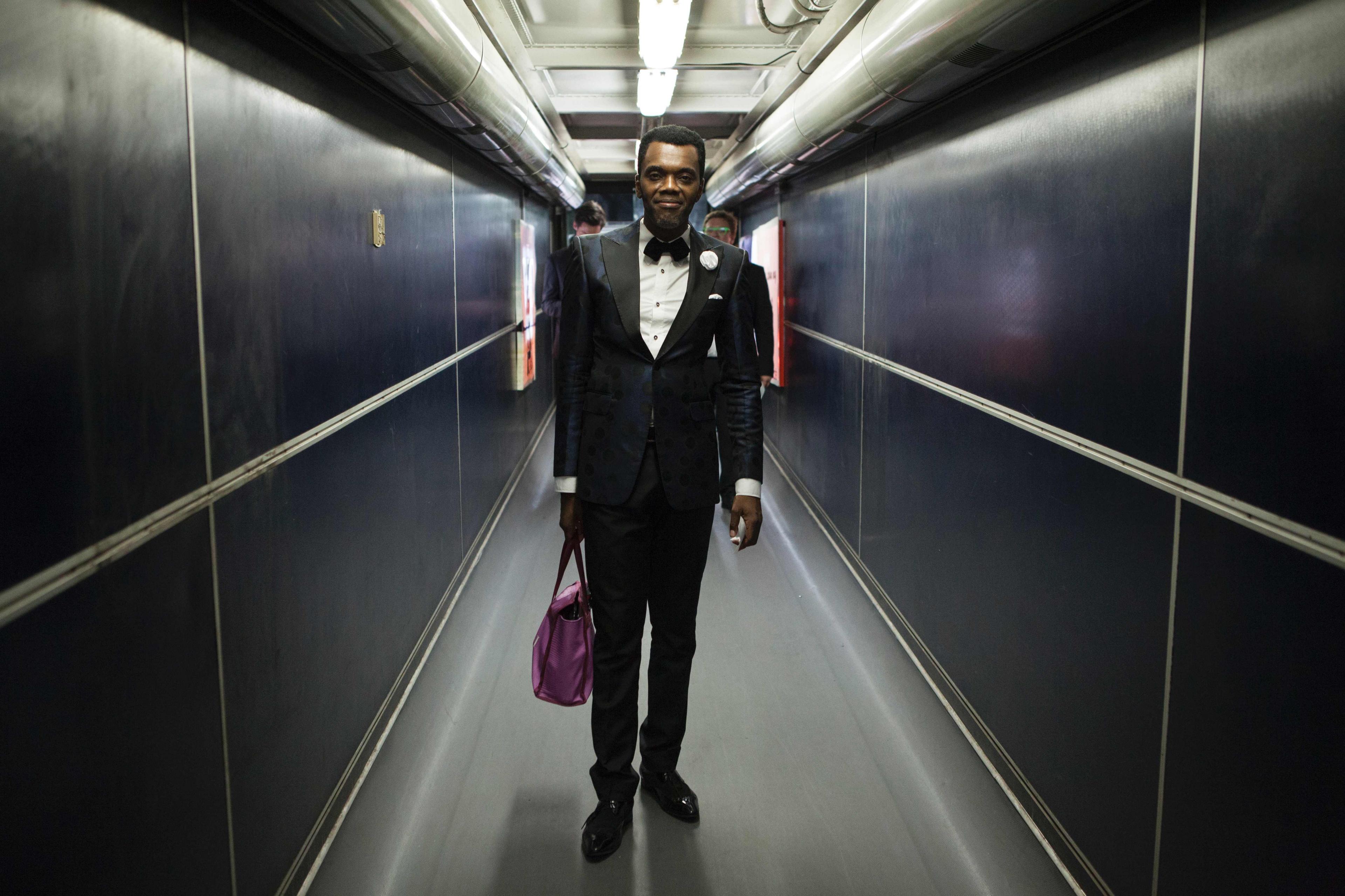 Nigerian actor Wale Ojo poses at the Murtala Muhammed International Airport in Lagos, Nigeria - Wednesday 1 June 2016