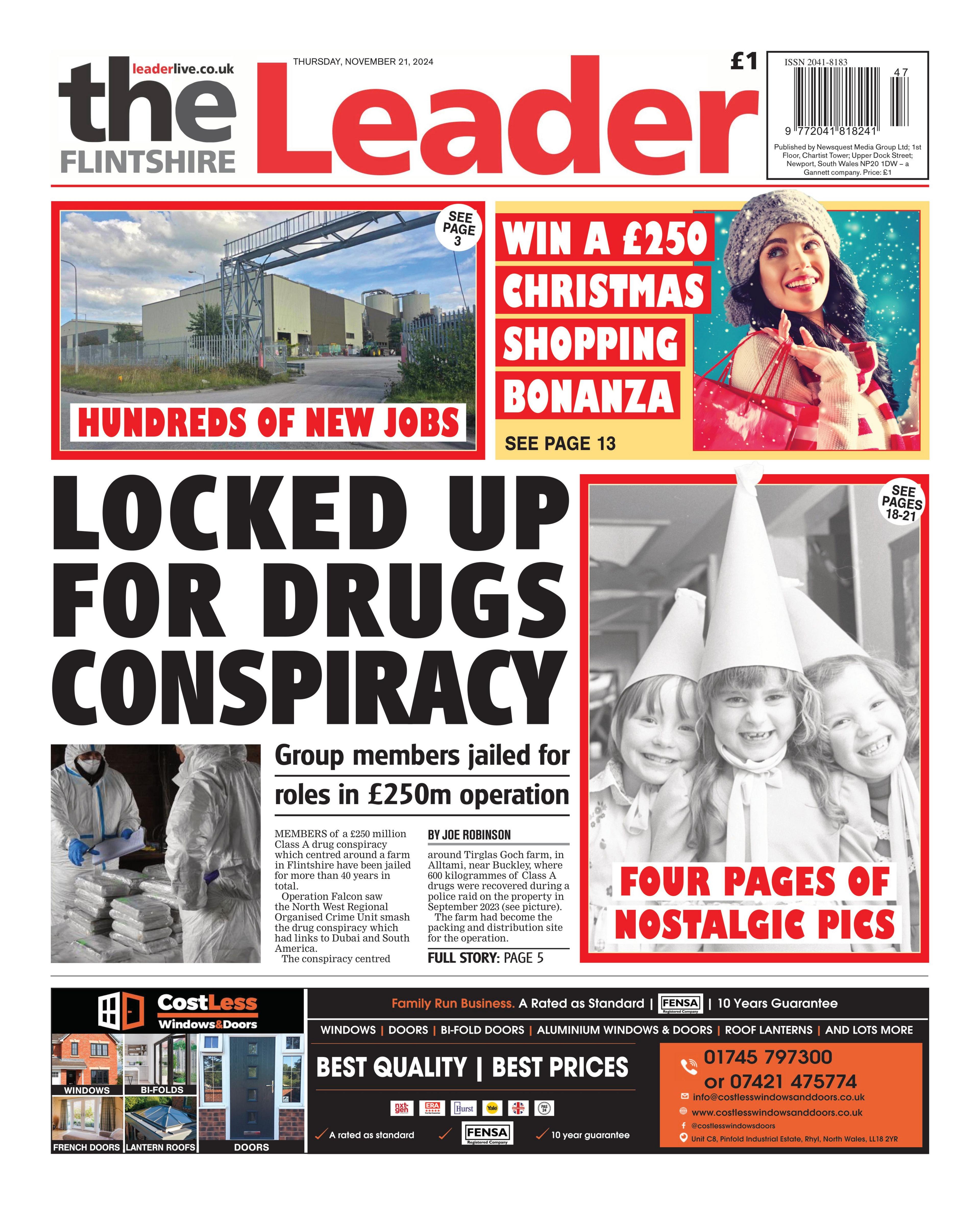 Flintshire Leader front page 