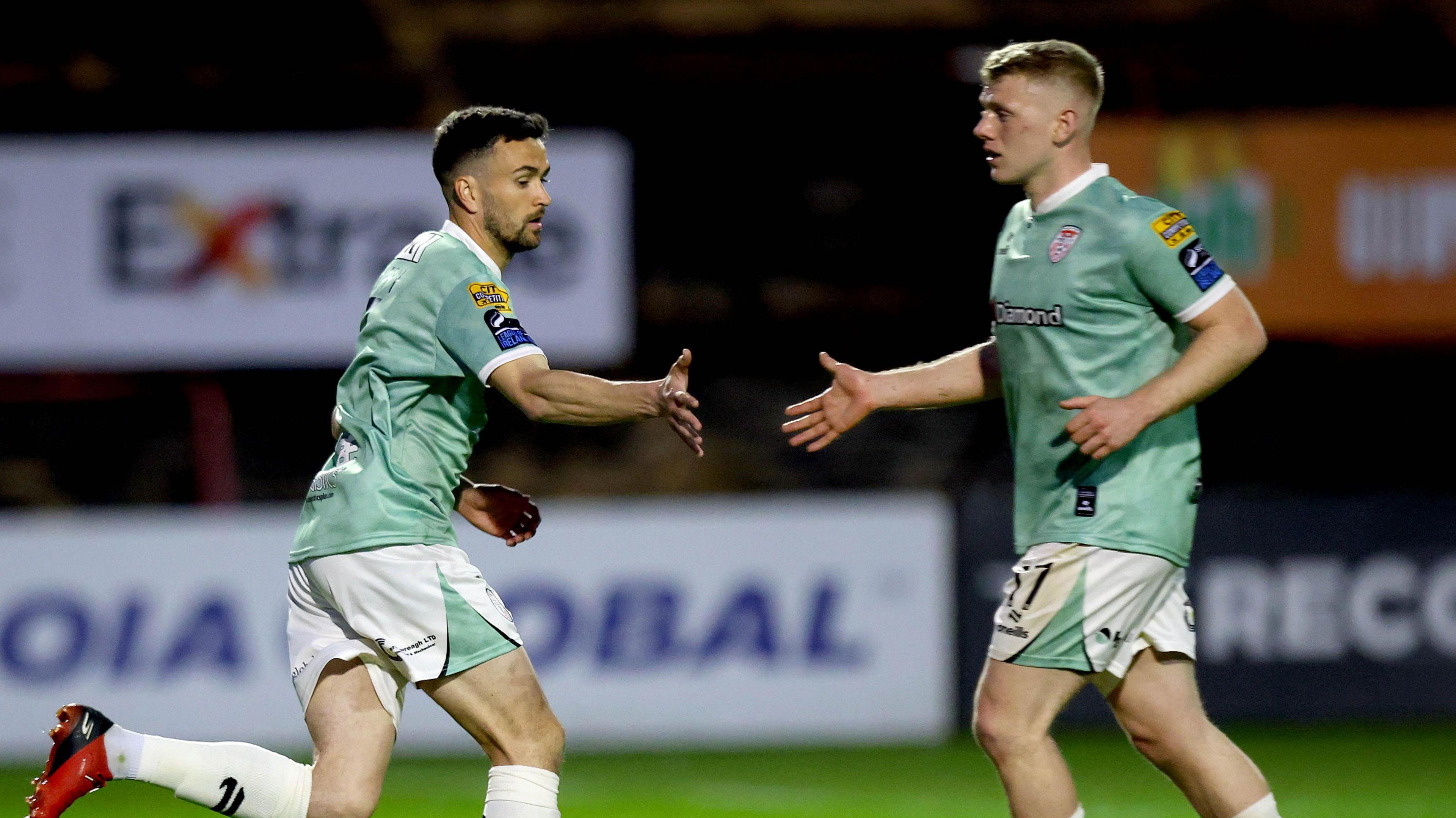 Michael Duffy of Derry City replaces Josh Thomas