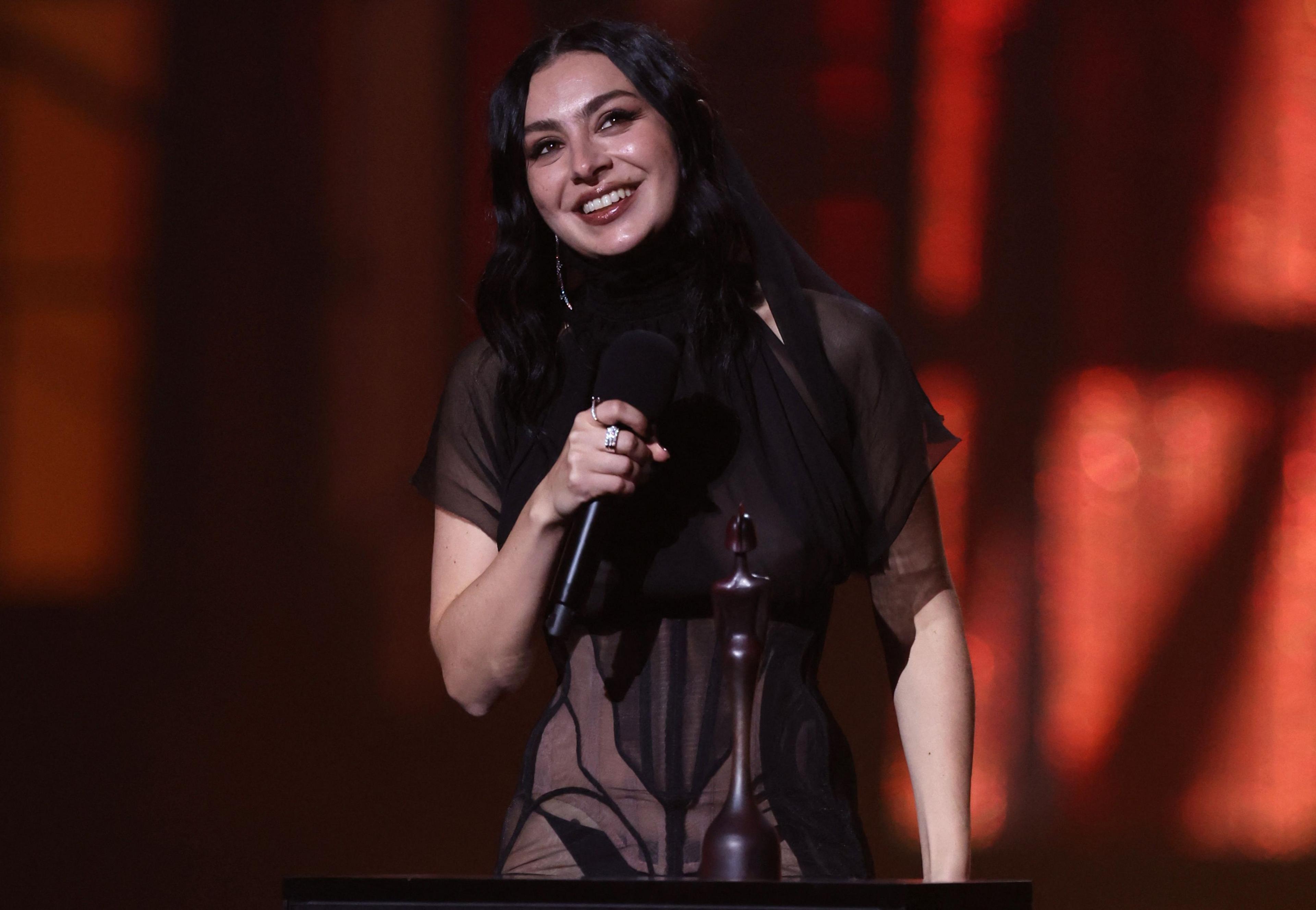 Charli XCX wins a Brit Award