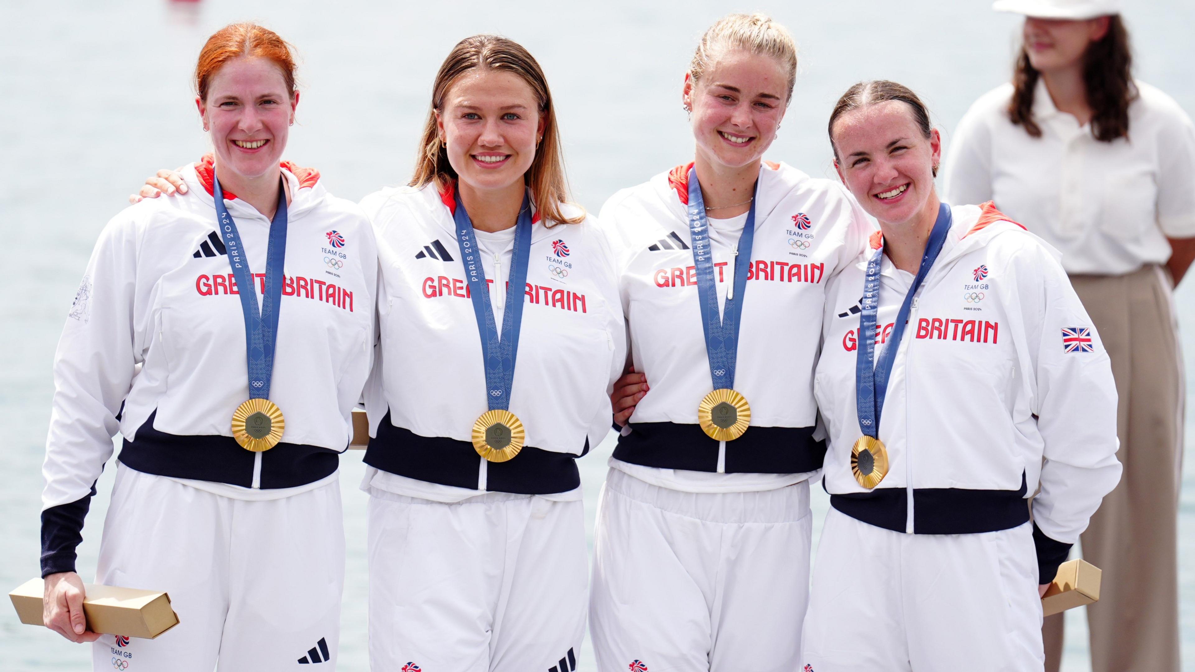 Georgie Brayshaw, Lola Anderson, Hannah Scott and Lauren Henry