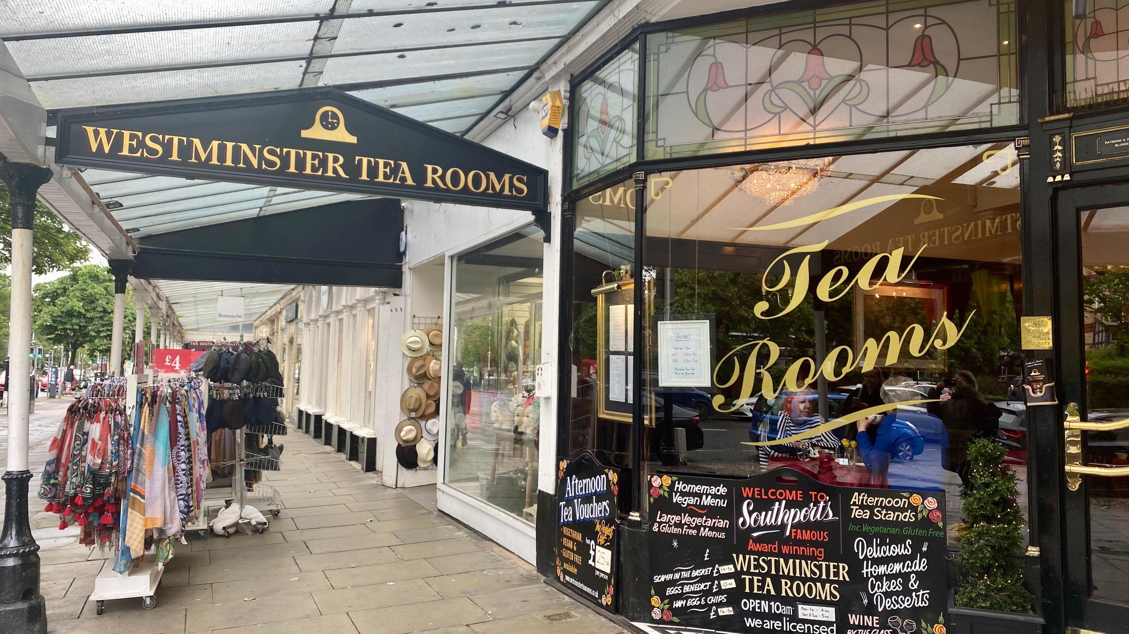 Westminster Tea Rooms in Southport