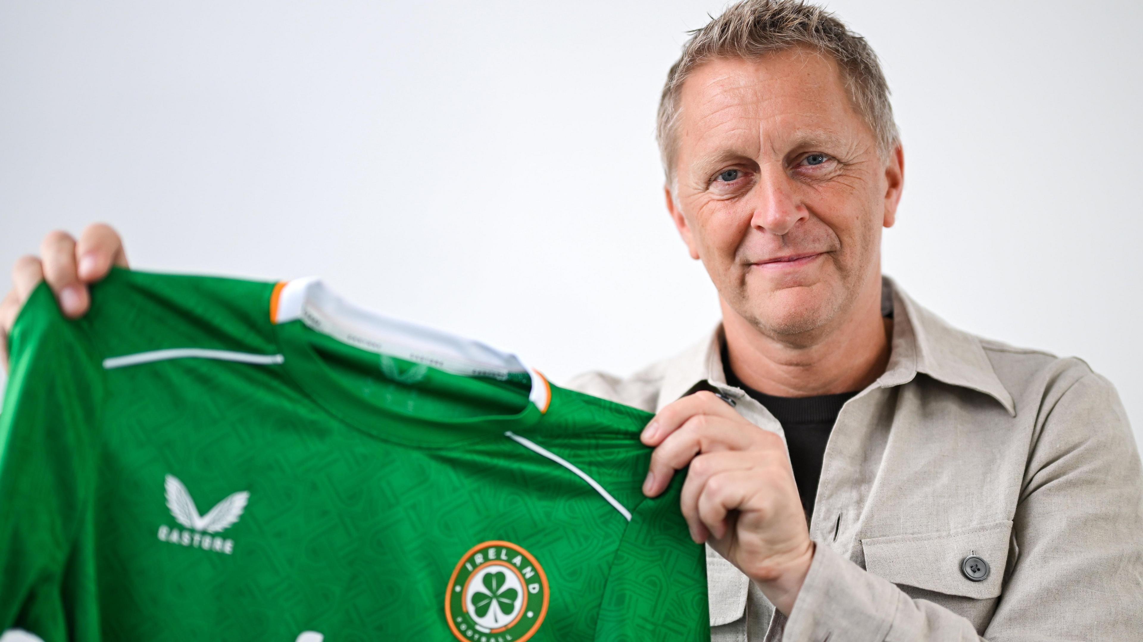 Heimir Hallgrimsson following his appointment as Republic of Ireland manager on Wednesday