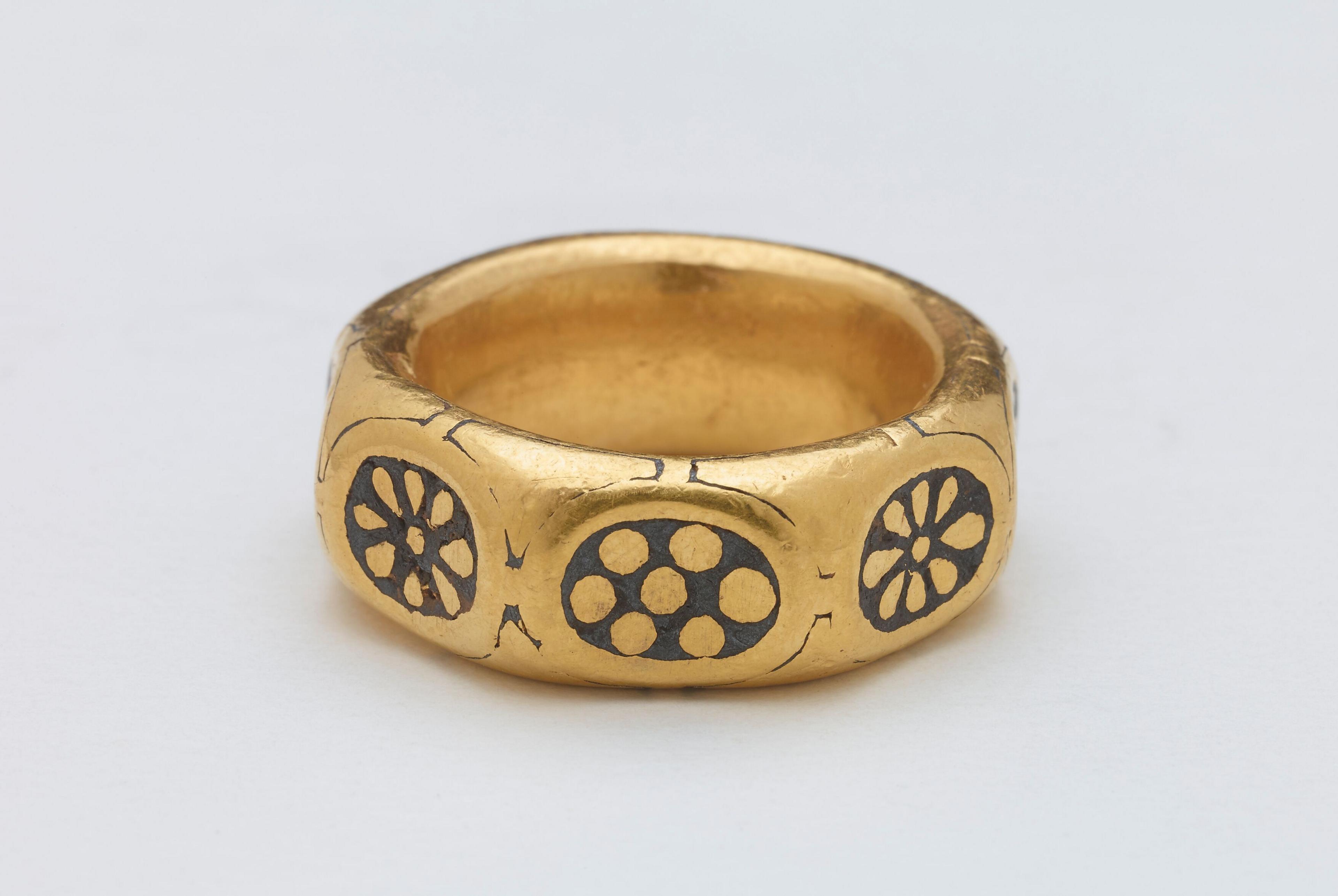 The hoard included a 9th century gold ring