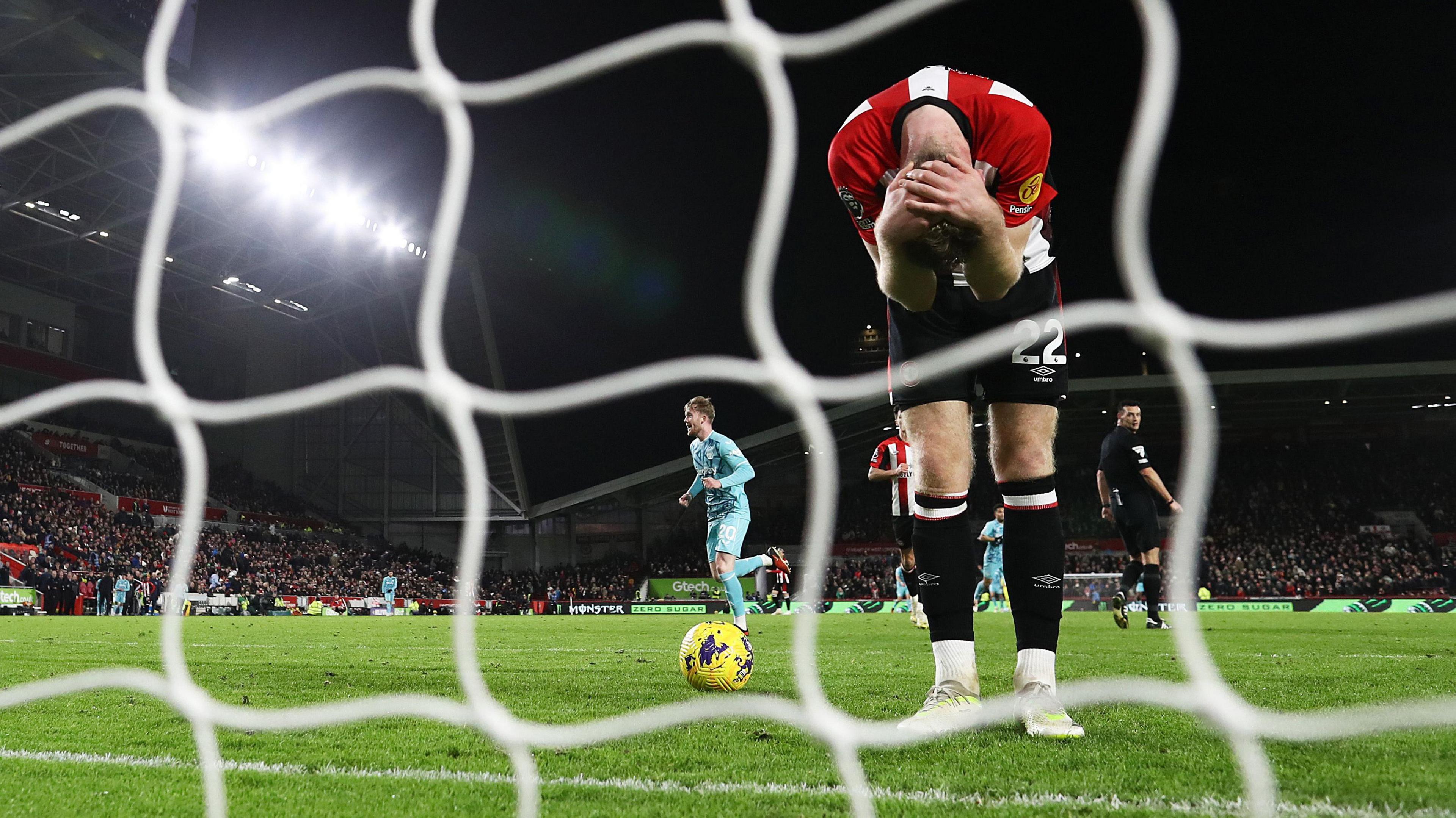 Nathan Collins dejected