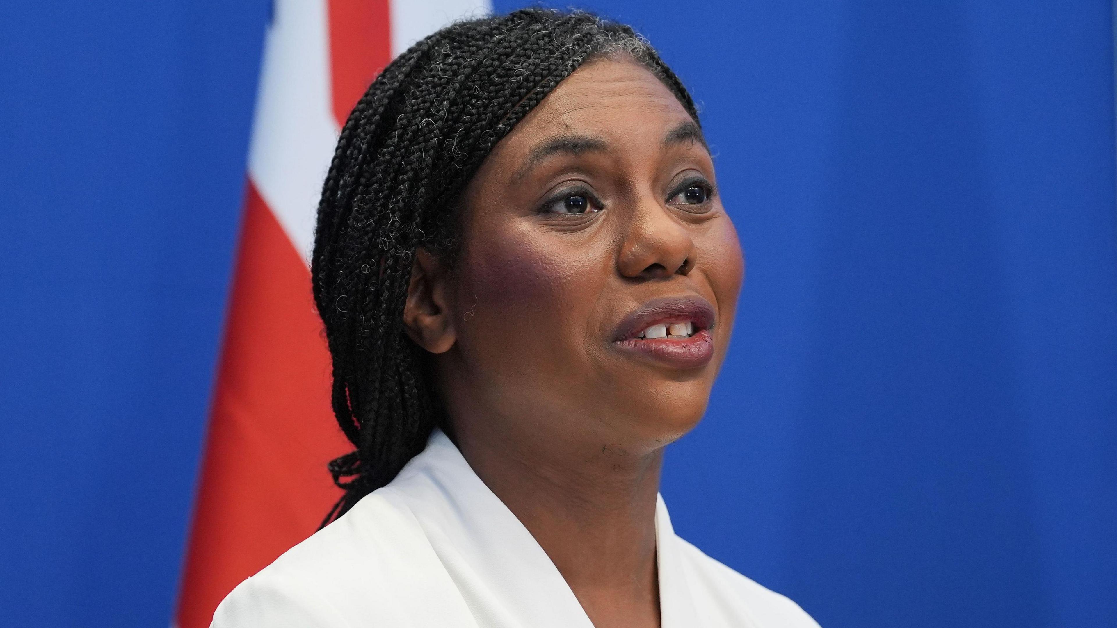 Conservative Party leader Kemi Badenoch speaking at the headquarters of the Royal Academy of Engineering in central London. Picture date: Tuesday November 4, 2025.