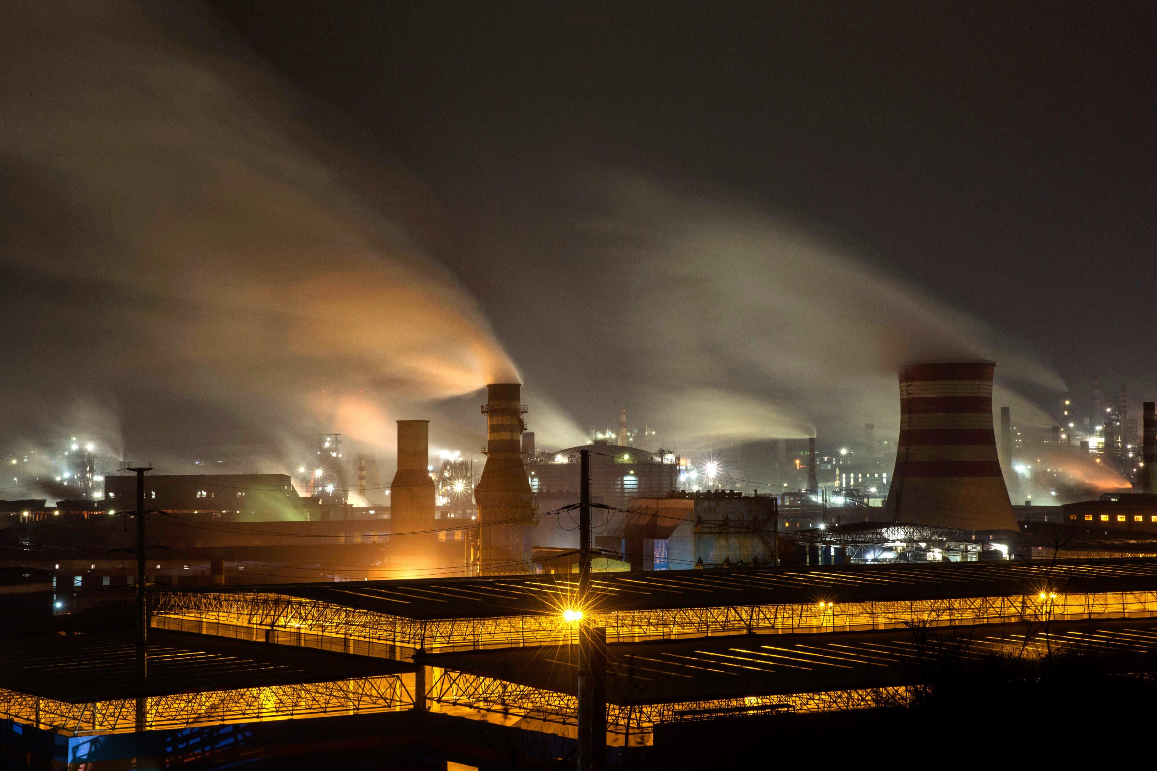 Chinese steel factory