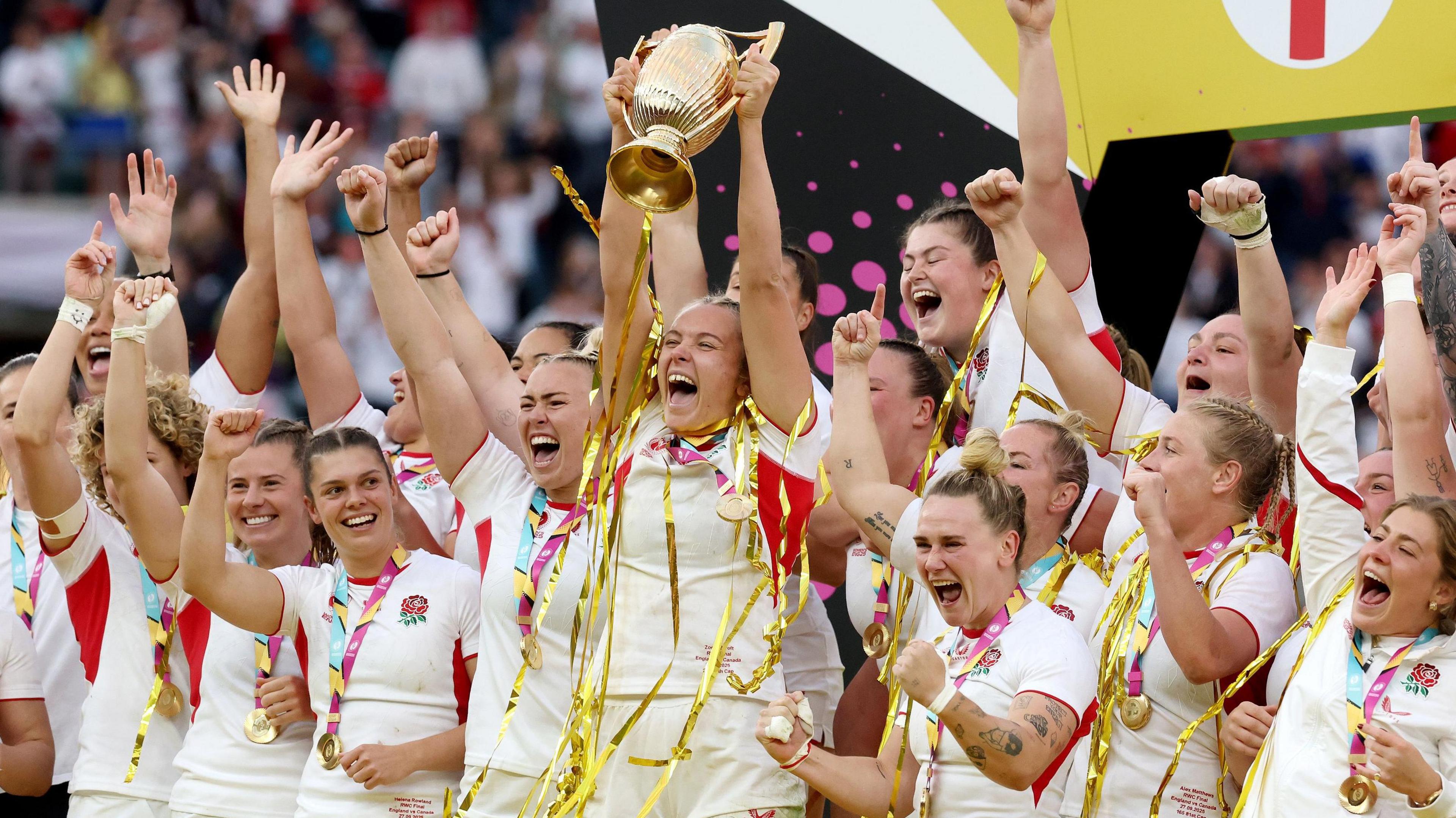 England lift the World Cup