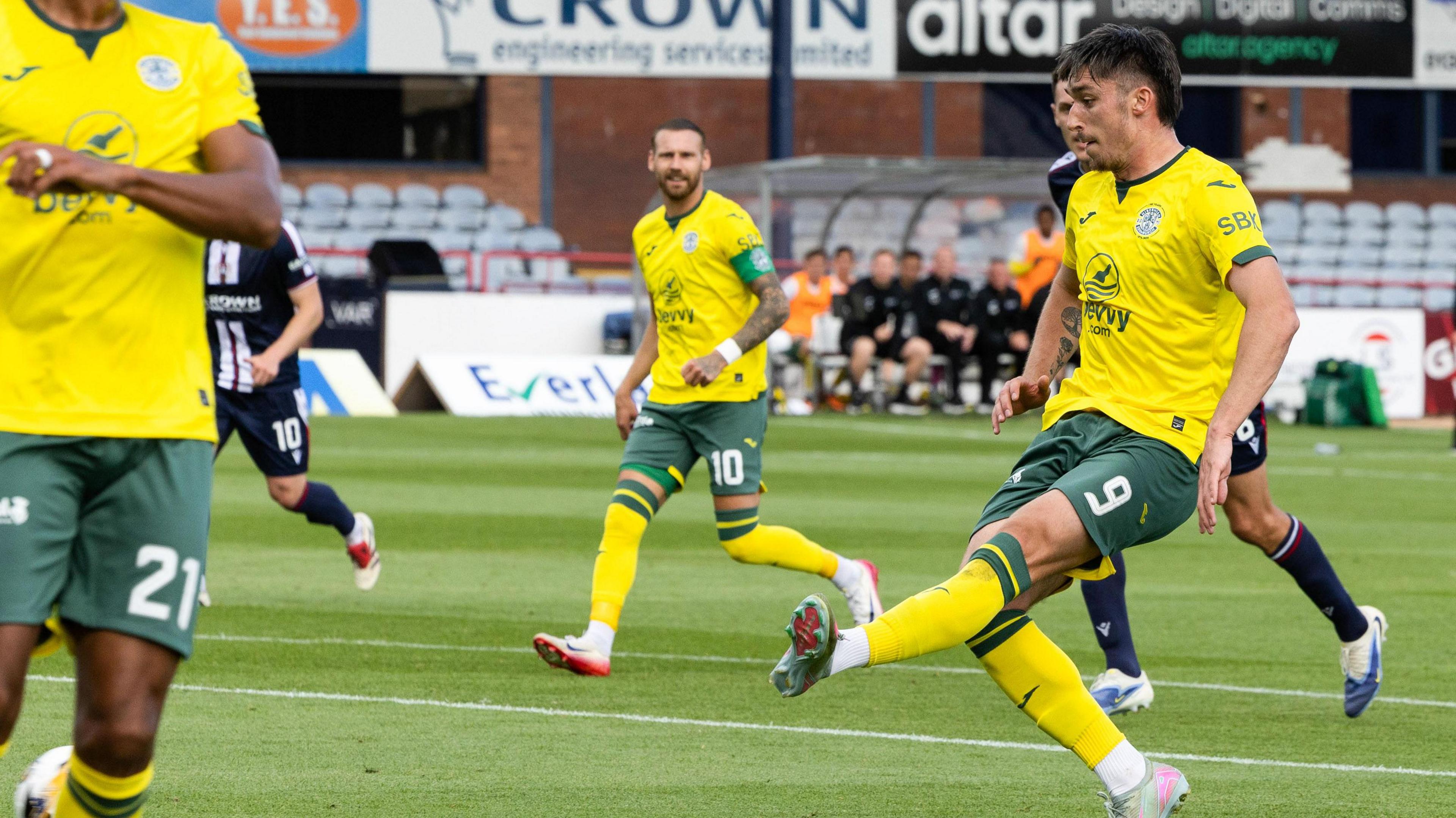 Kieron Bowie slots home the second