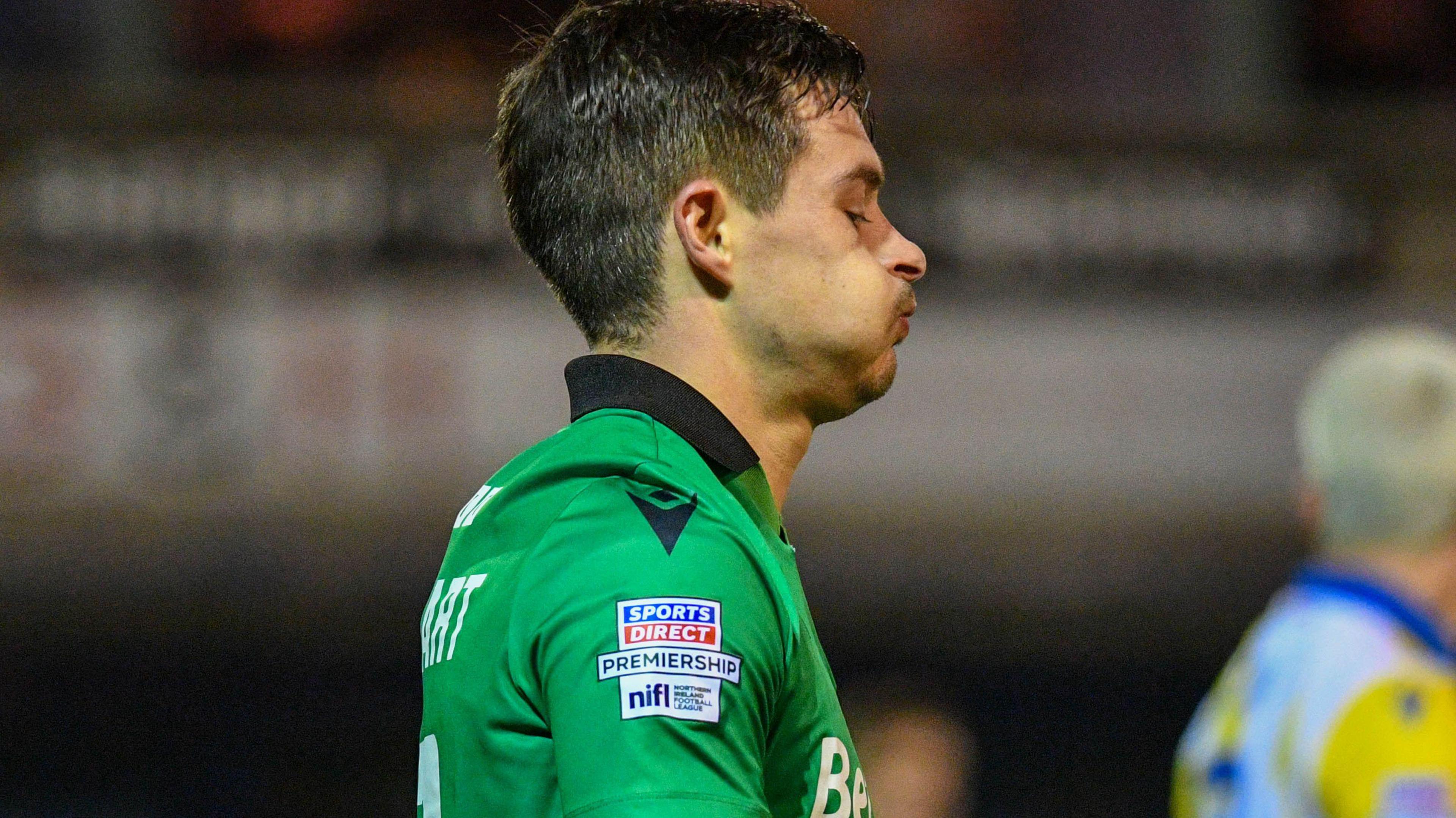 Jordan Stewart frustrated