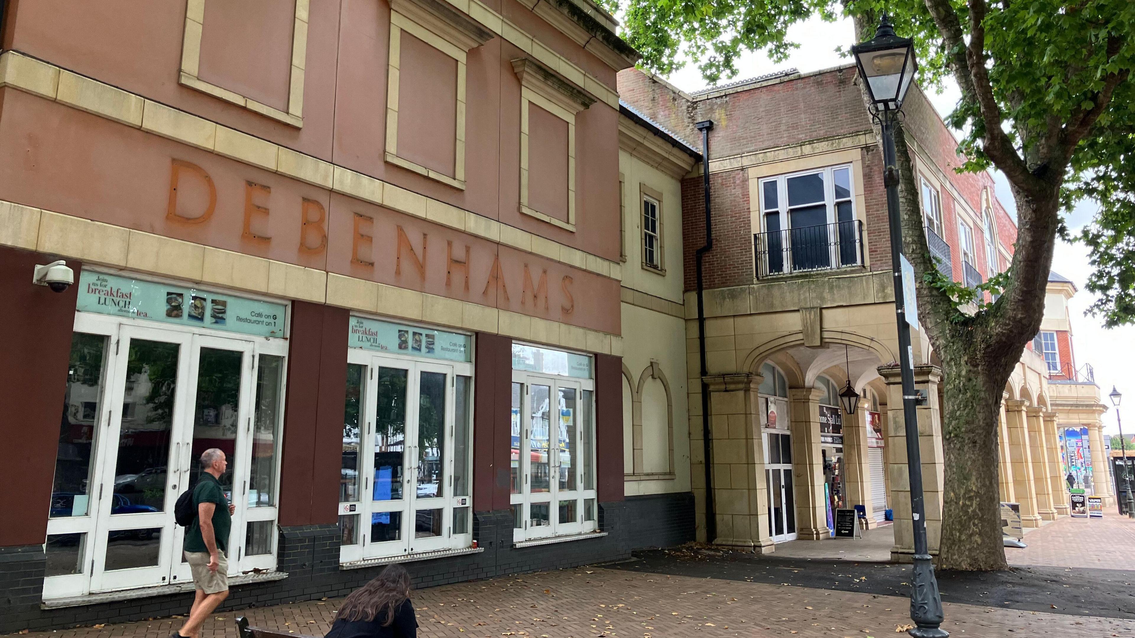 The closed Debenhams store in Banbury