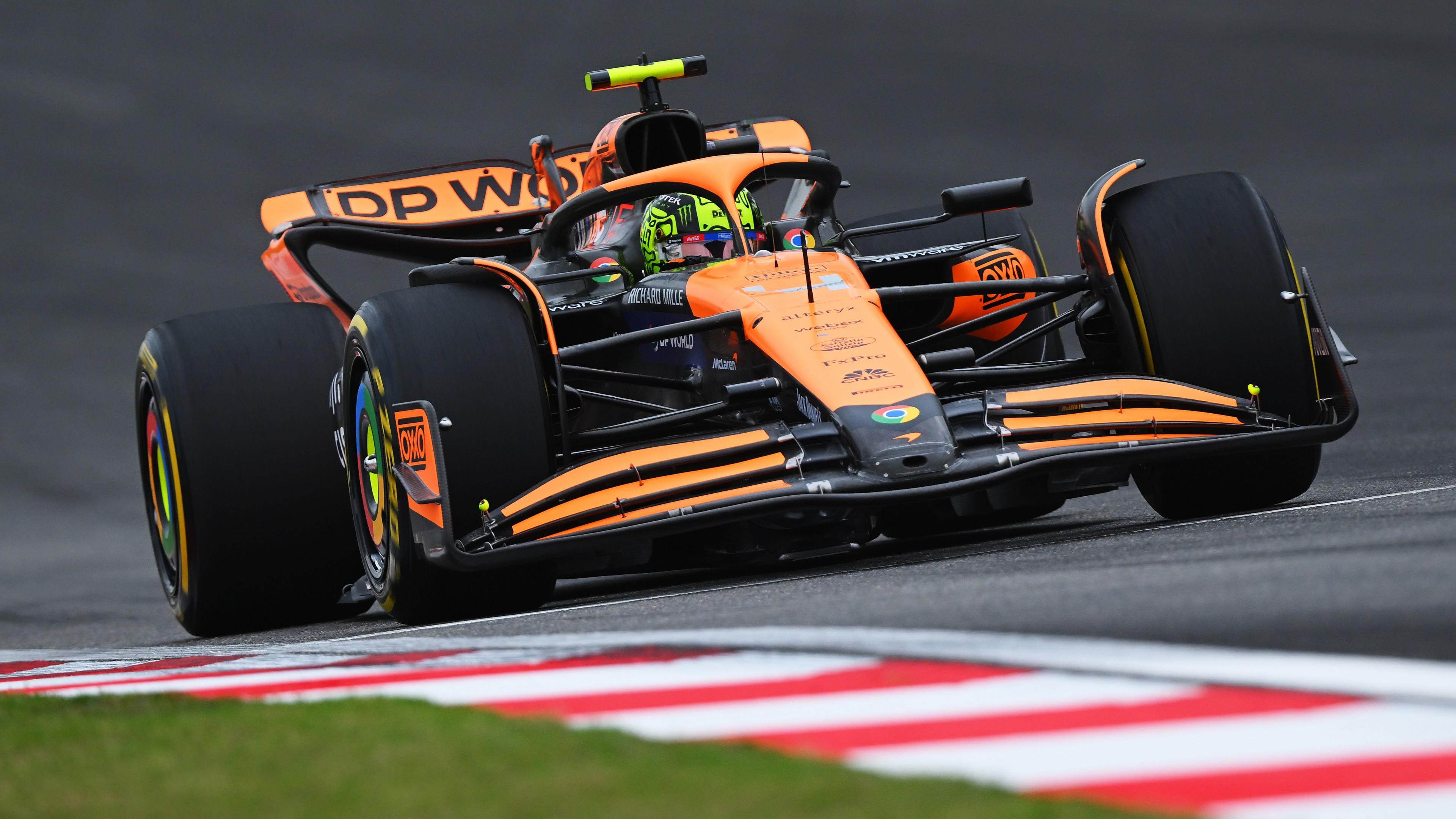 Lando Norris in the 2024 McLaren 