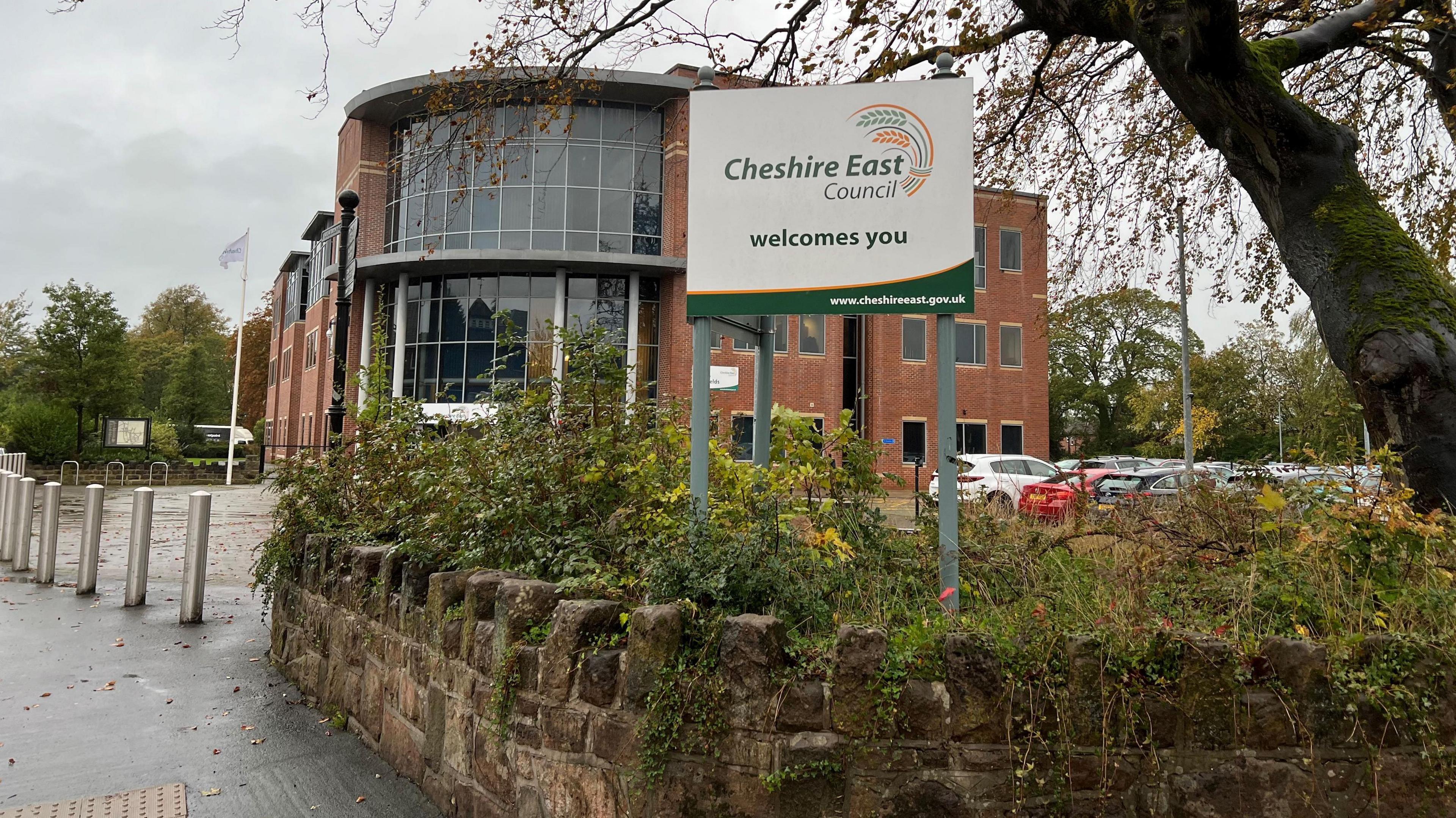 Cheshire East Council's headquarters in Sandbach