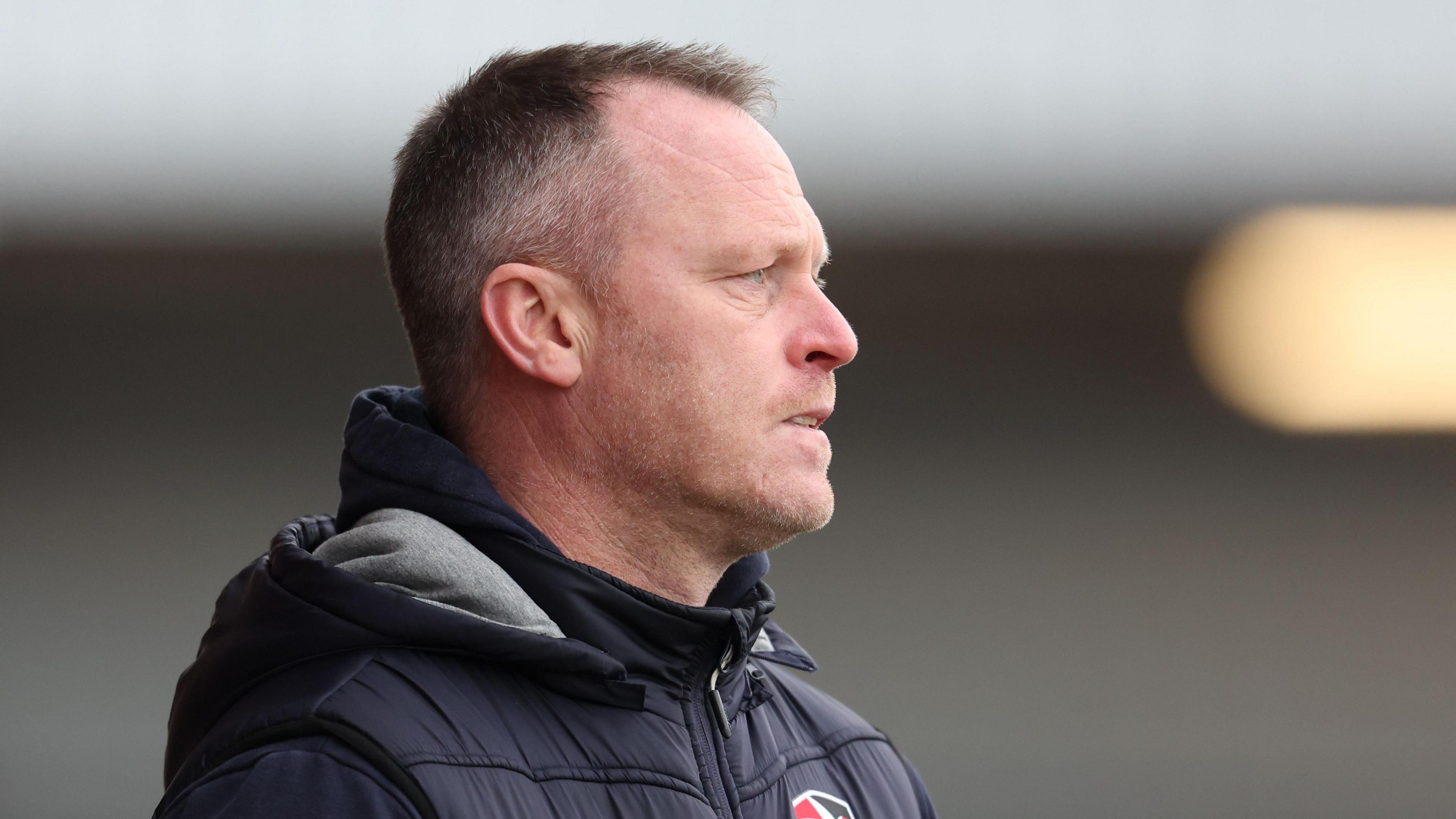 Michael Flynn on the touchline during a game