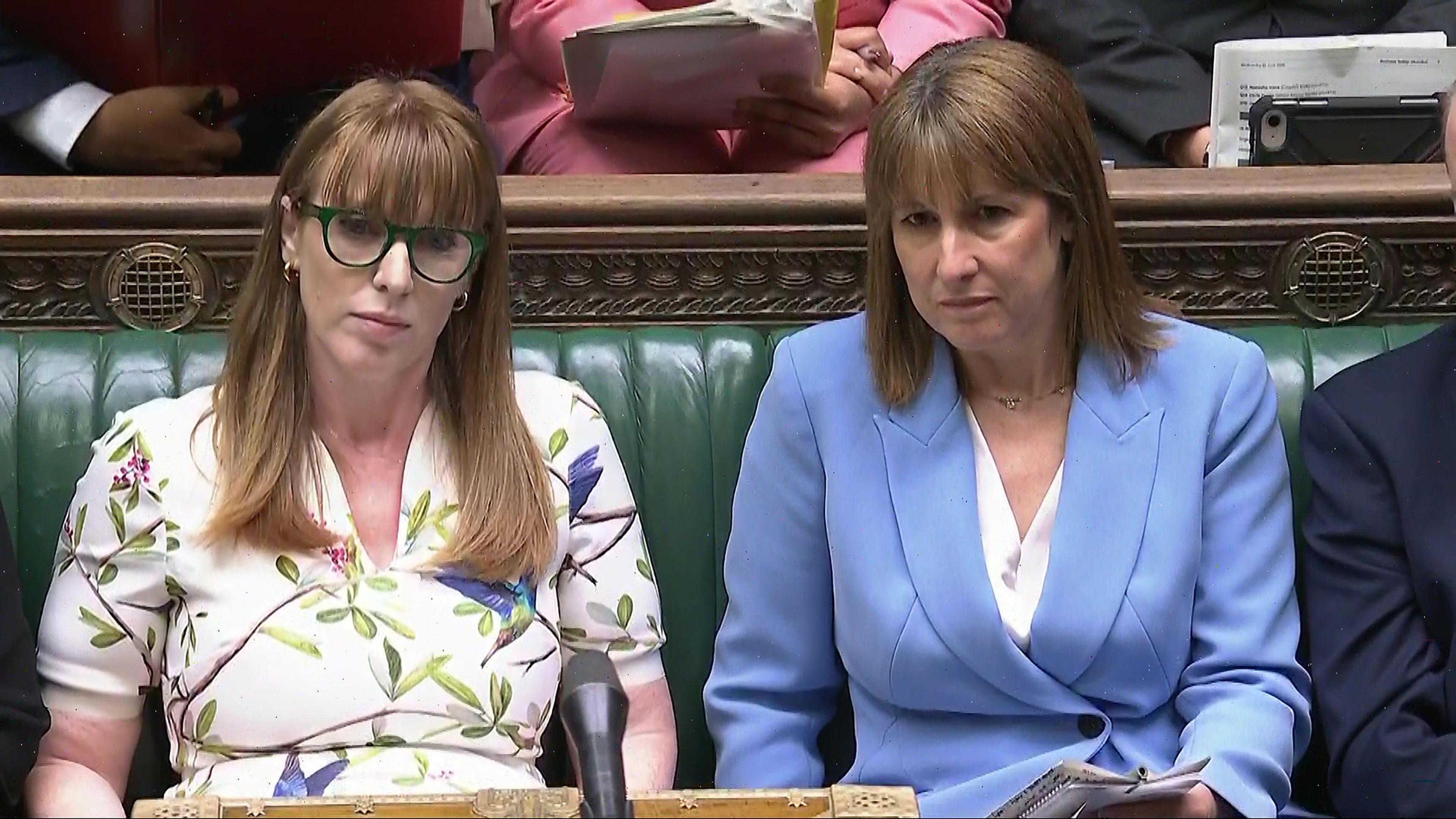 Angela Rayner and Rachel Reeves