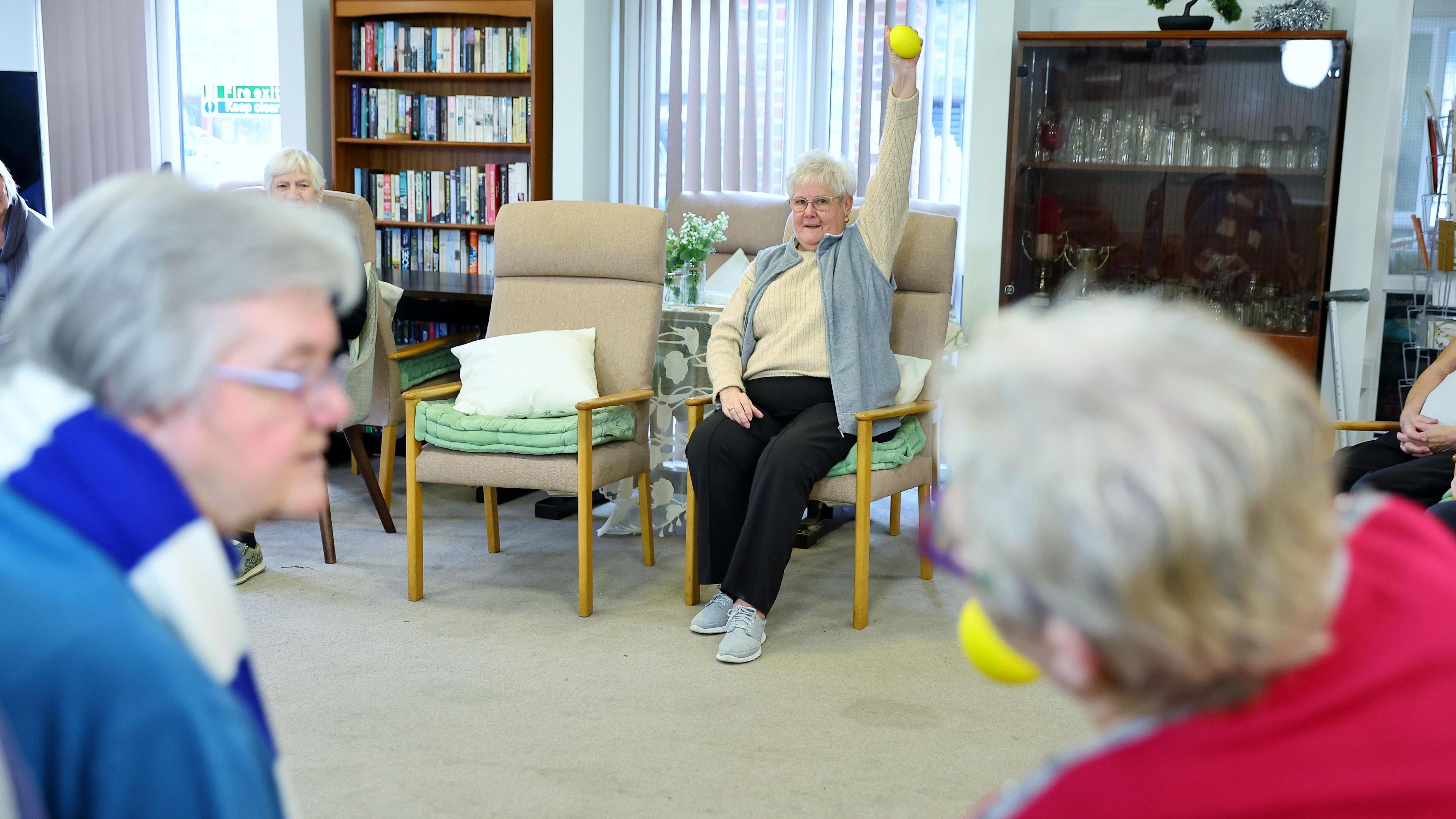 Peterborough United ran Mindful Motion seated exercise classes for over-50s