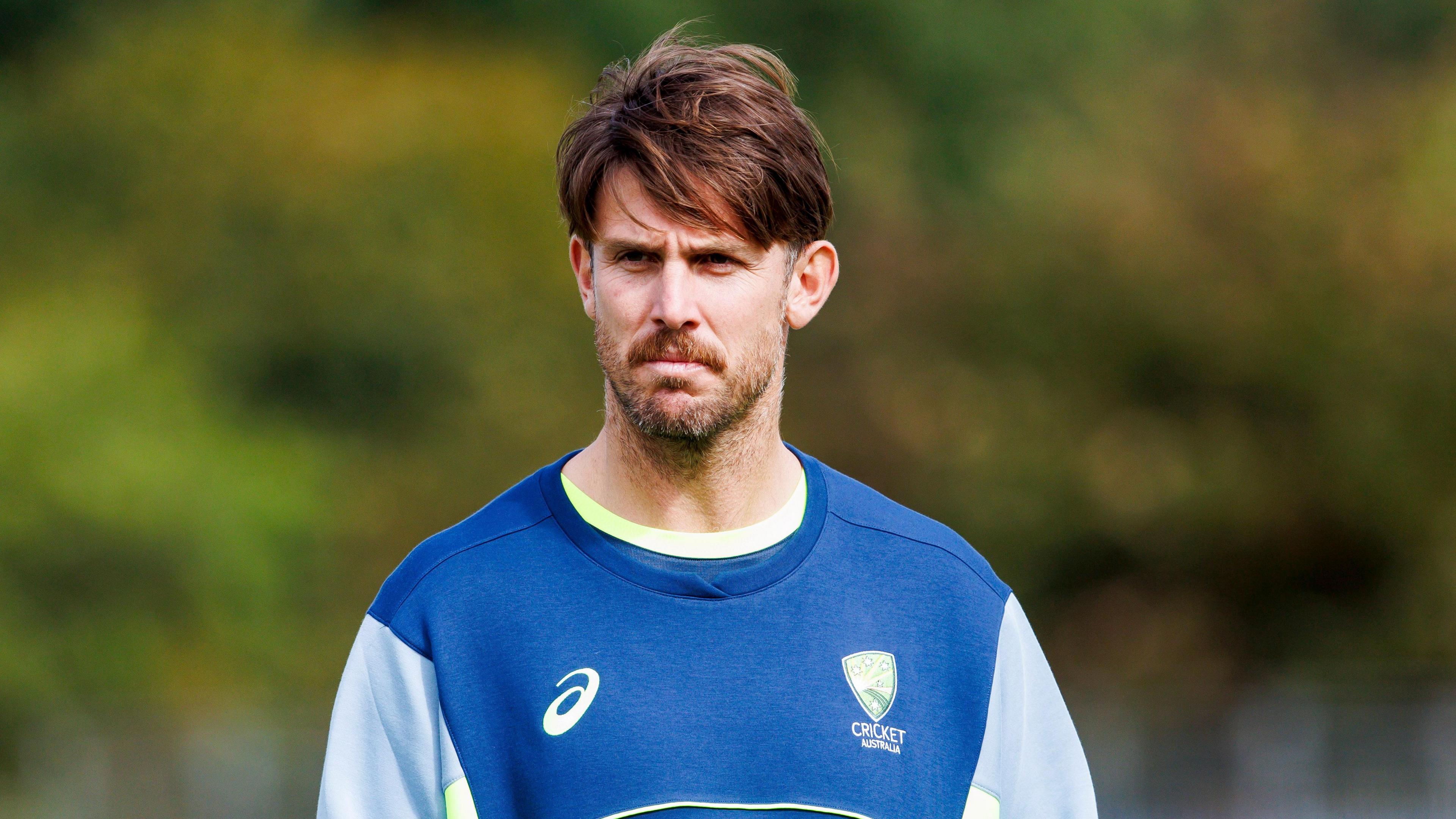 Mitchell Marsh in Australia training at the Grange