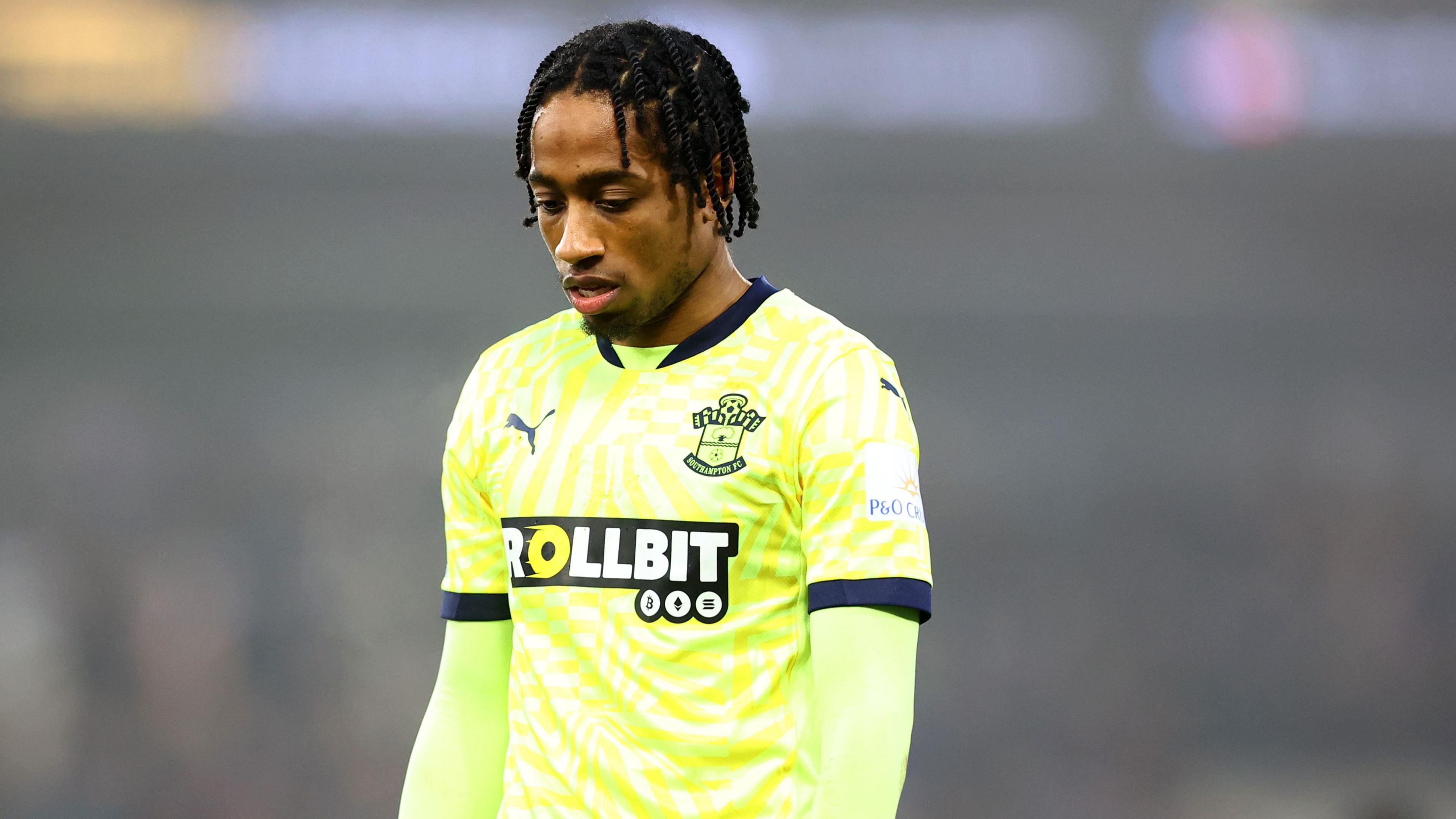 Kyle Walker-Peters of Southampton during the Premier League match between Crystal Palace FC and Southampton FC