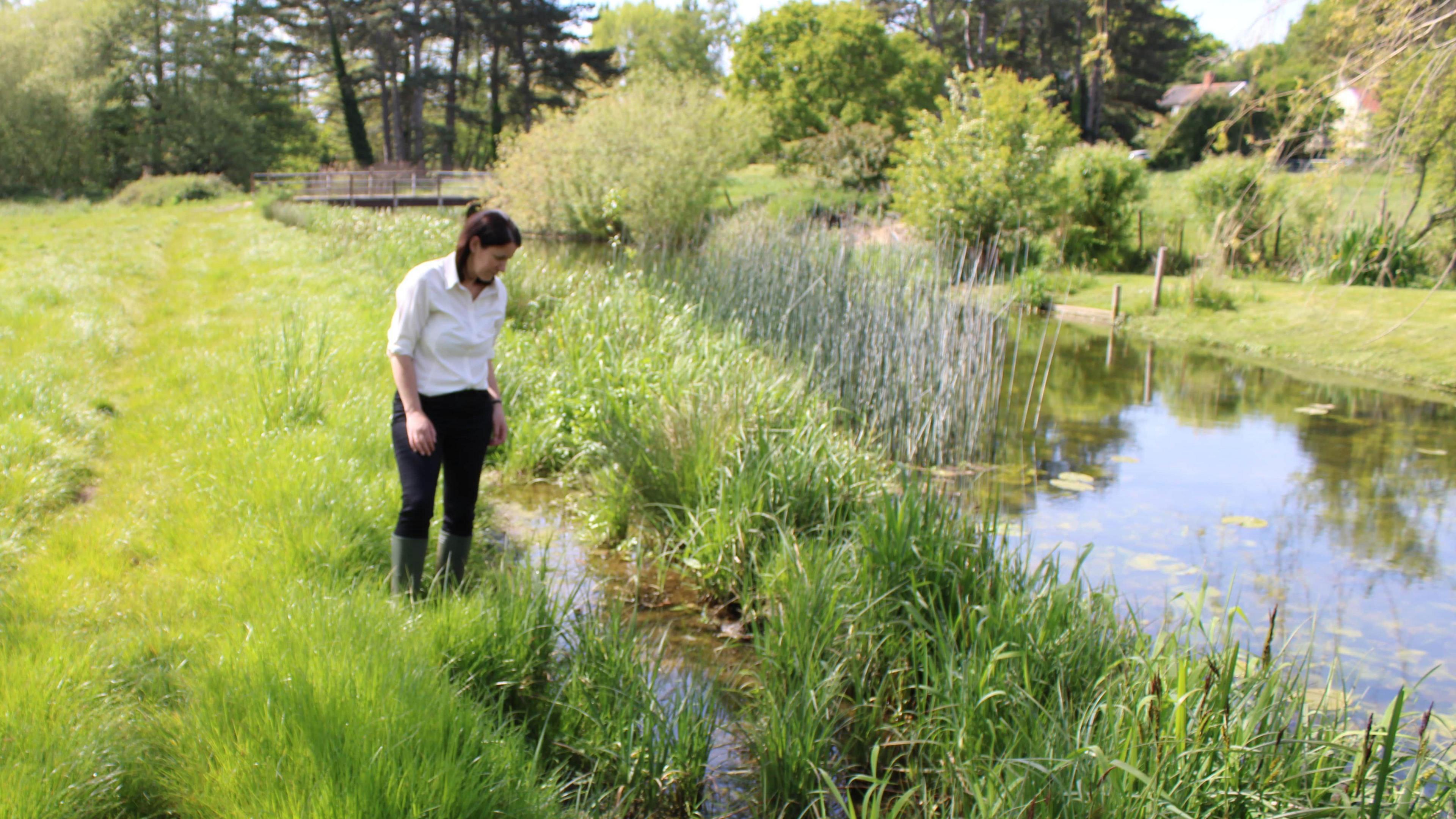 Dr Dangerfield at the River Deben