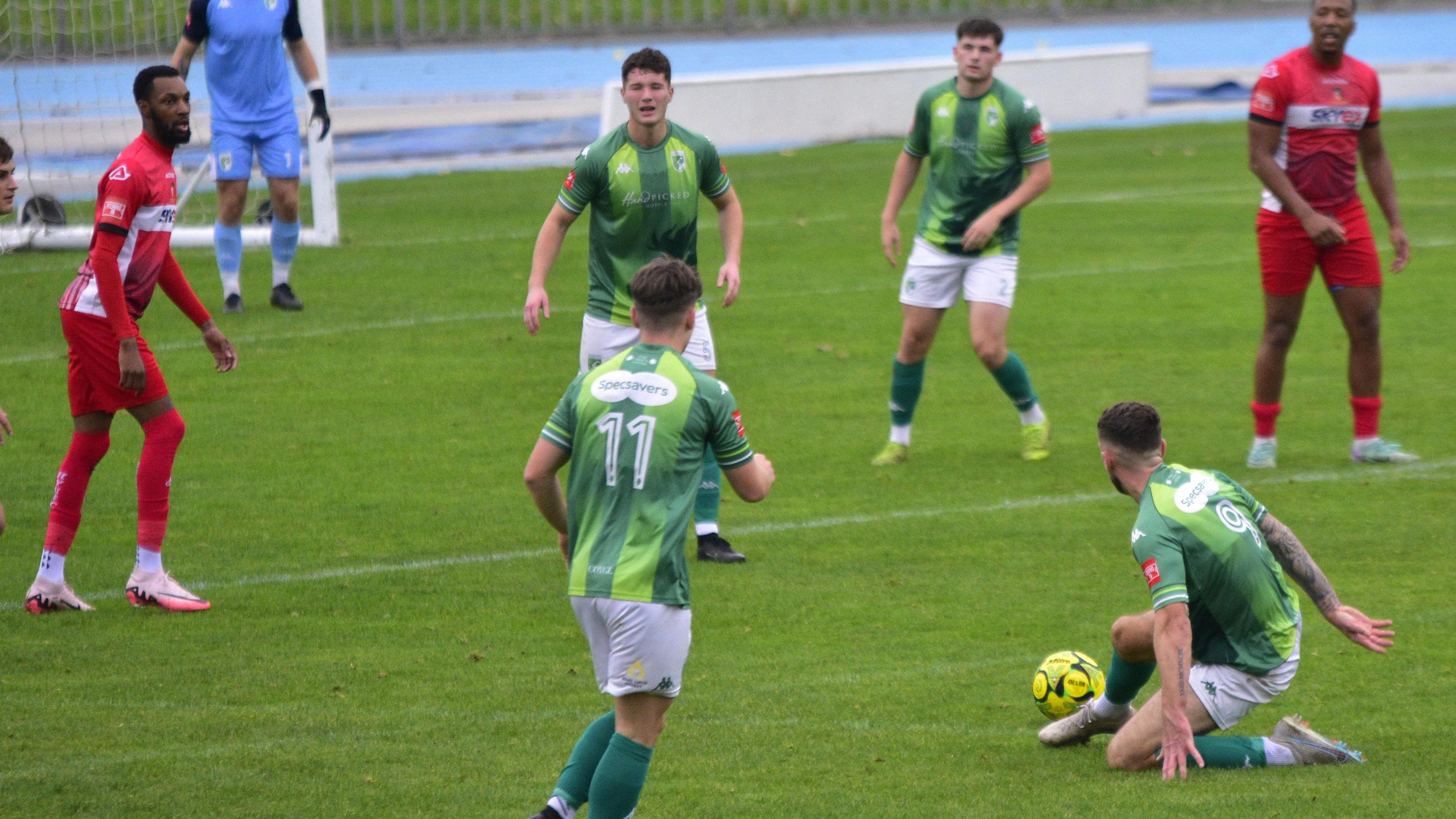 Guernsey FC in action