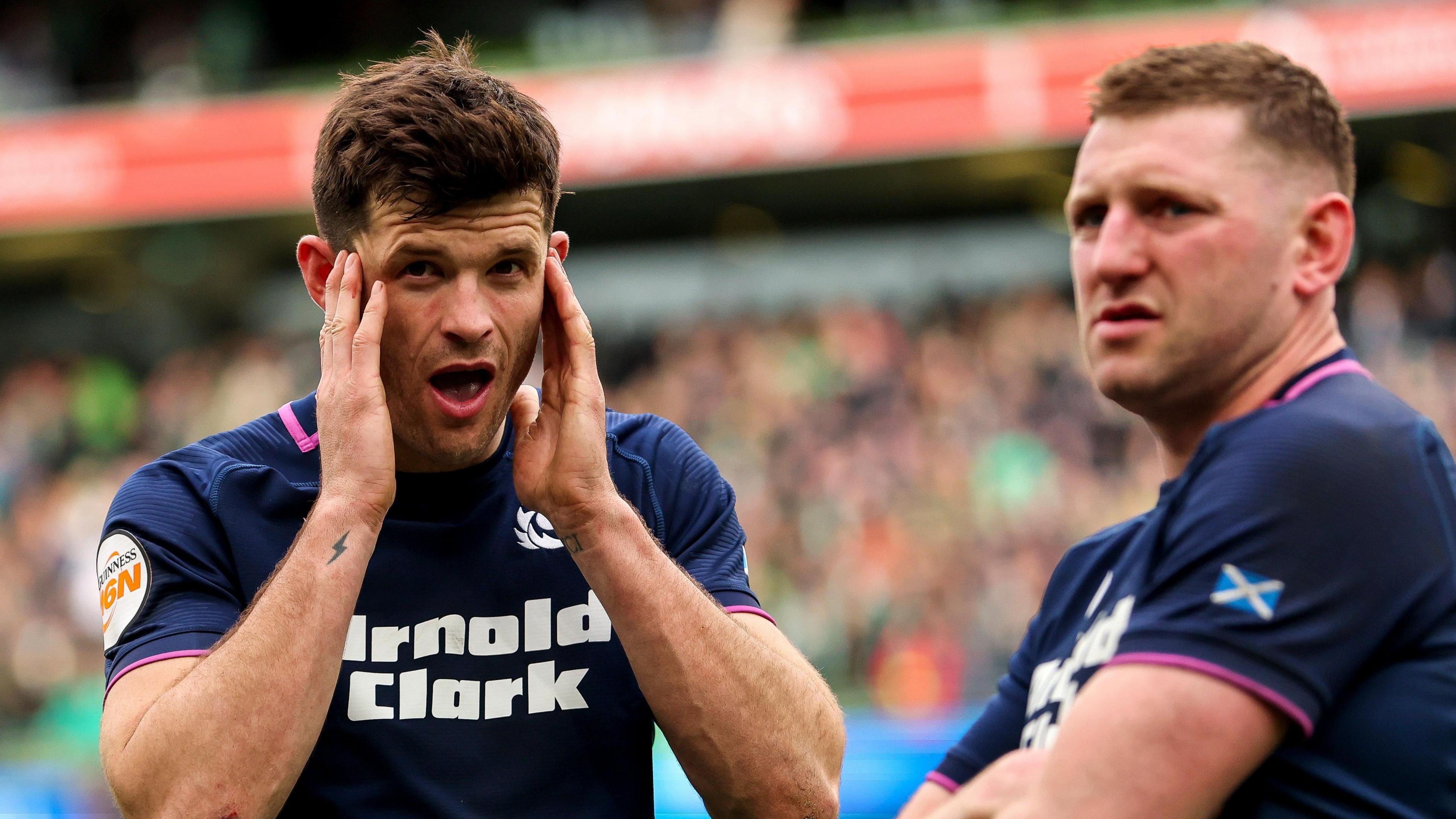 Blair Kinghorn and Finn Russell