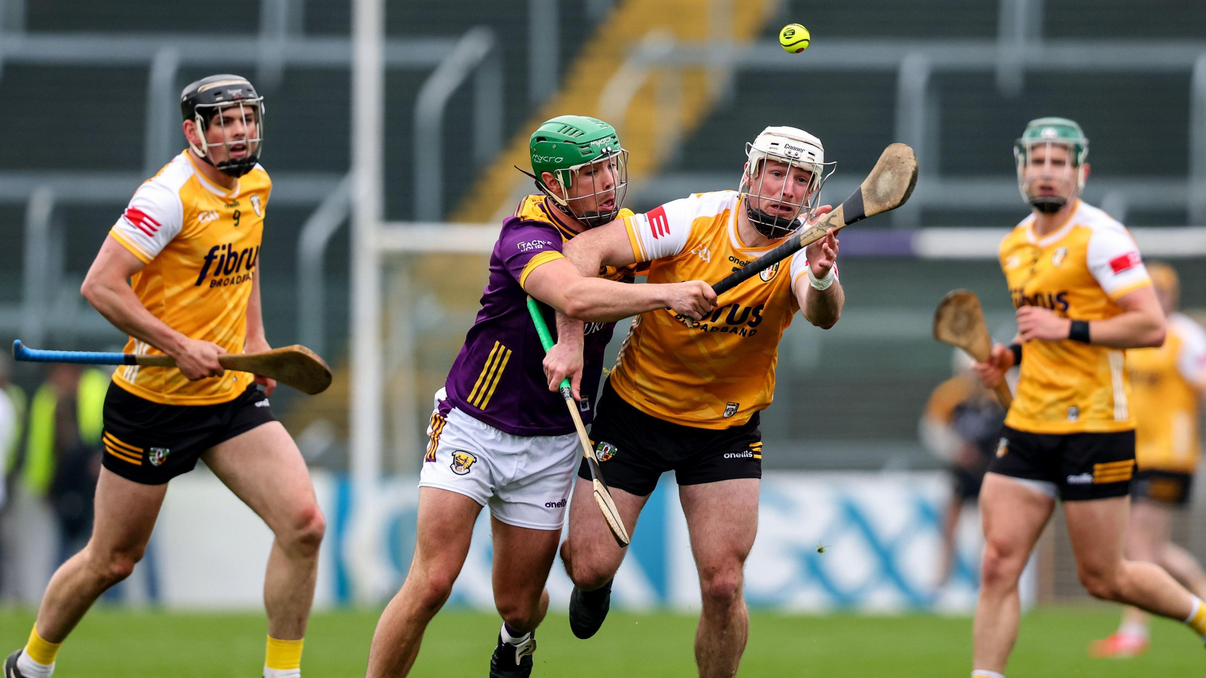 Action from Wexford v Antrim