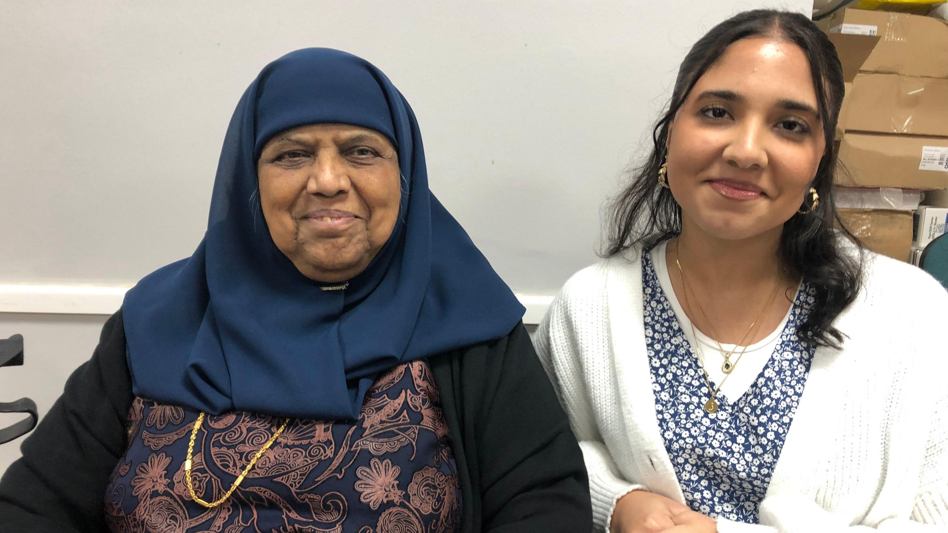 Sabera Laher, 71, is one of many Batley women whose stories are captured in new book Our Heritage 2. She is pictured with granddaughter Zahra, 17.