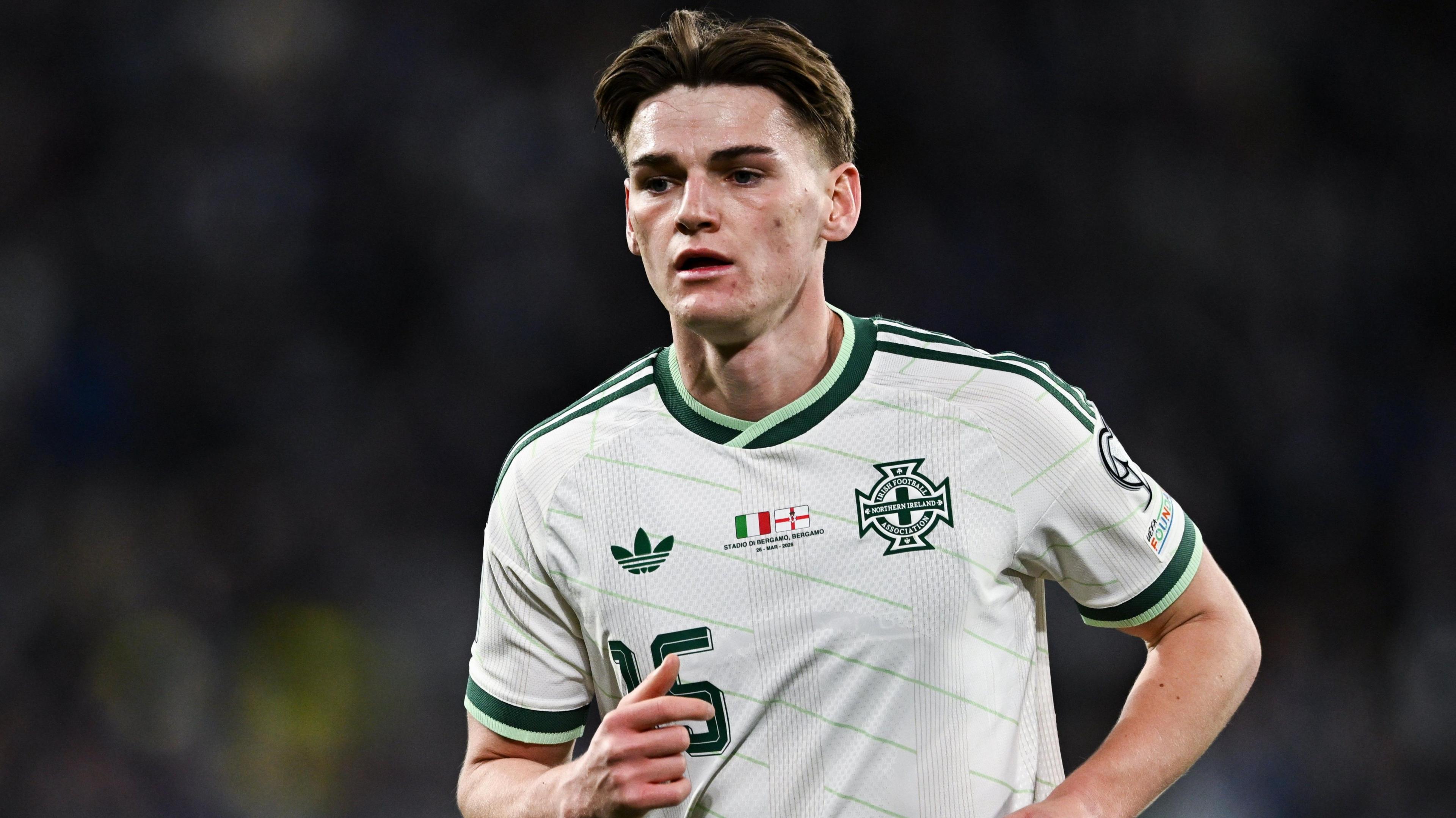 Justin Devenny played the full 90 minutes in Bergamo