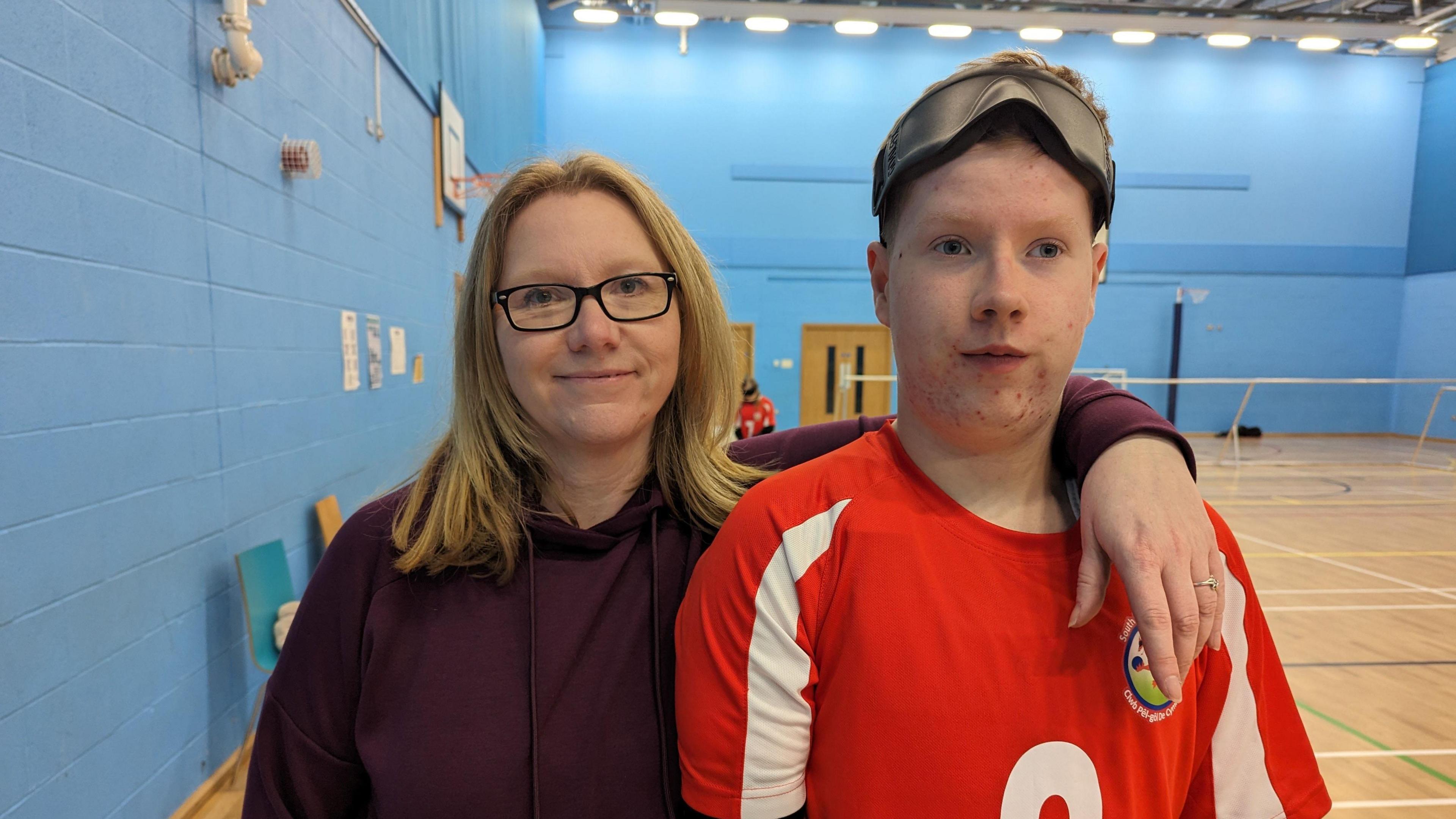 Gareth and his mother Helen