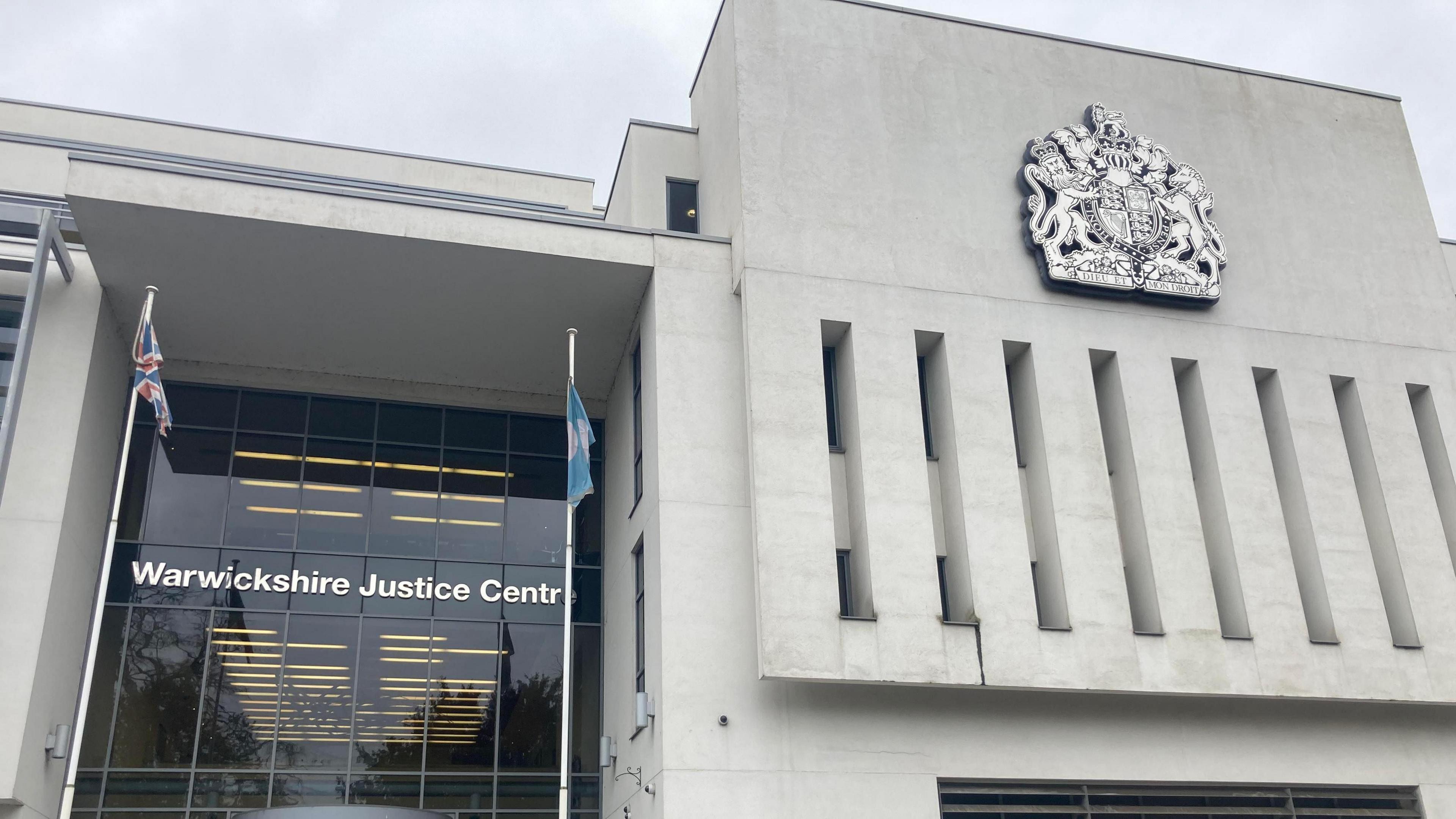 Outside view of Warwickshire Justice Centre