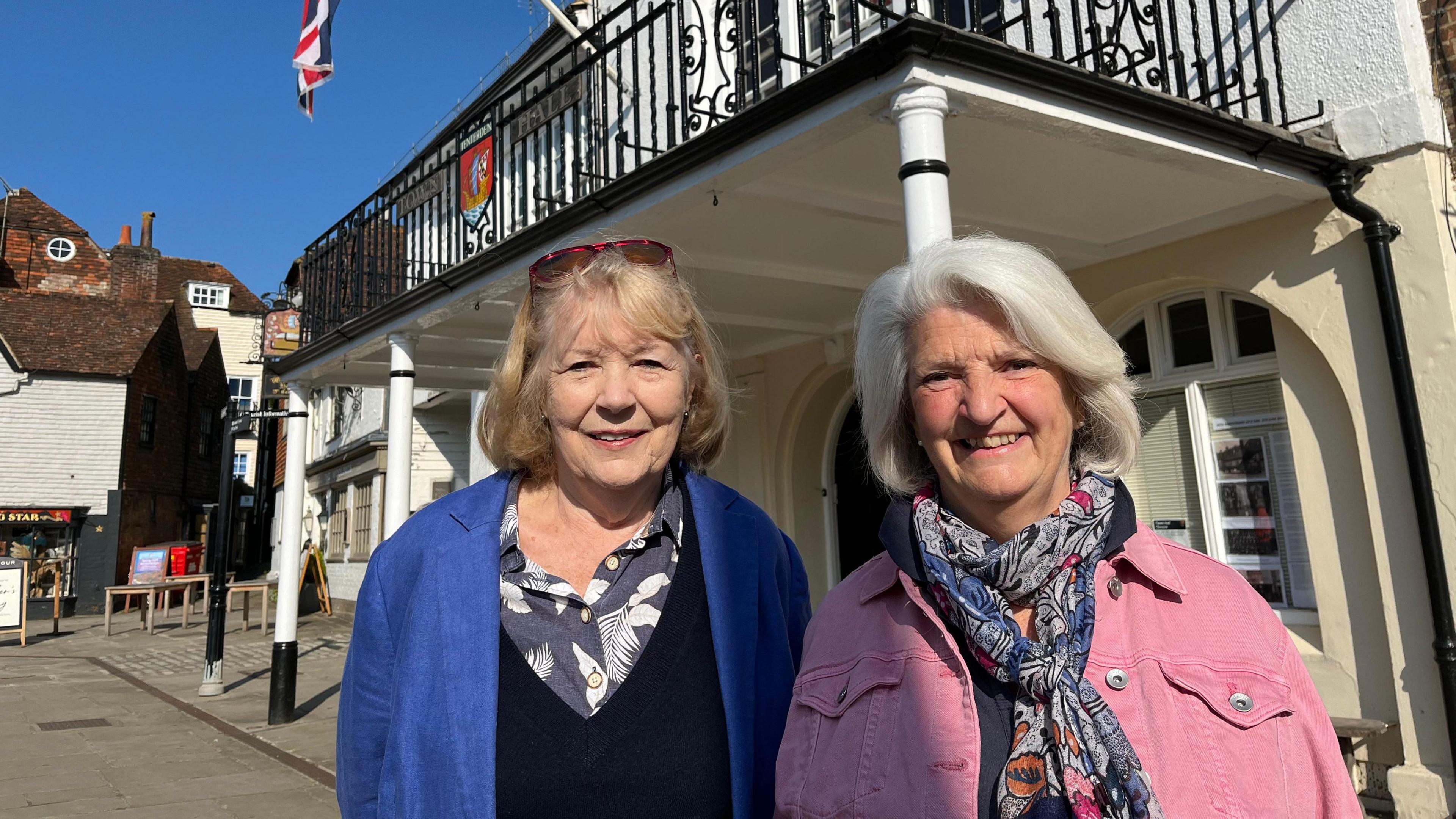 June Beedham and Annabel Welch in Tenterden