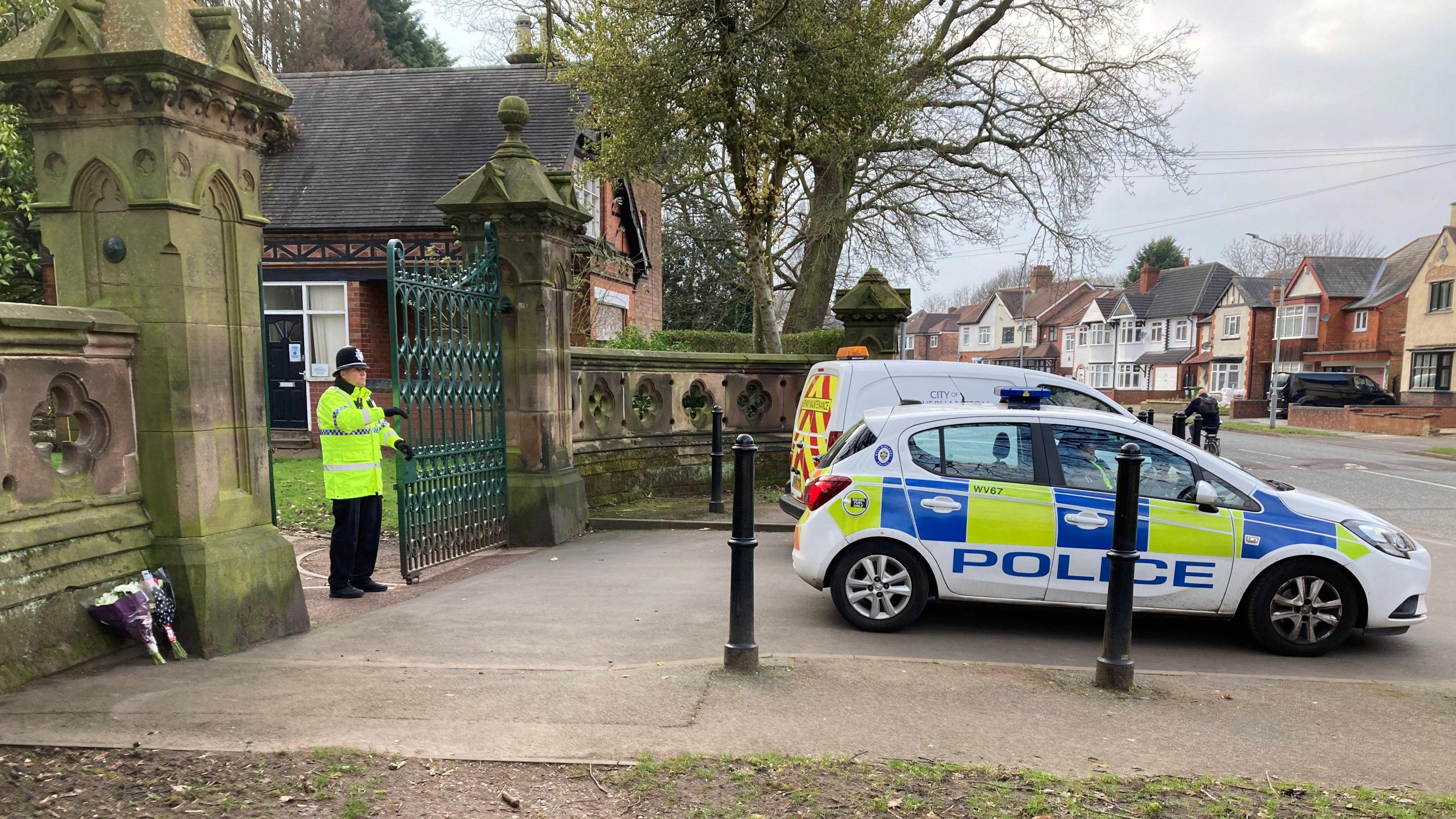 Police presence at West Park, Wolverhampton