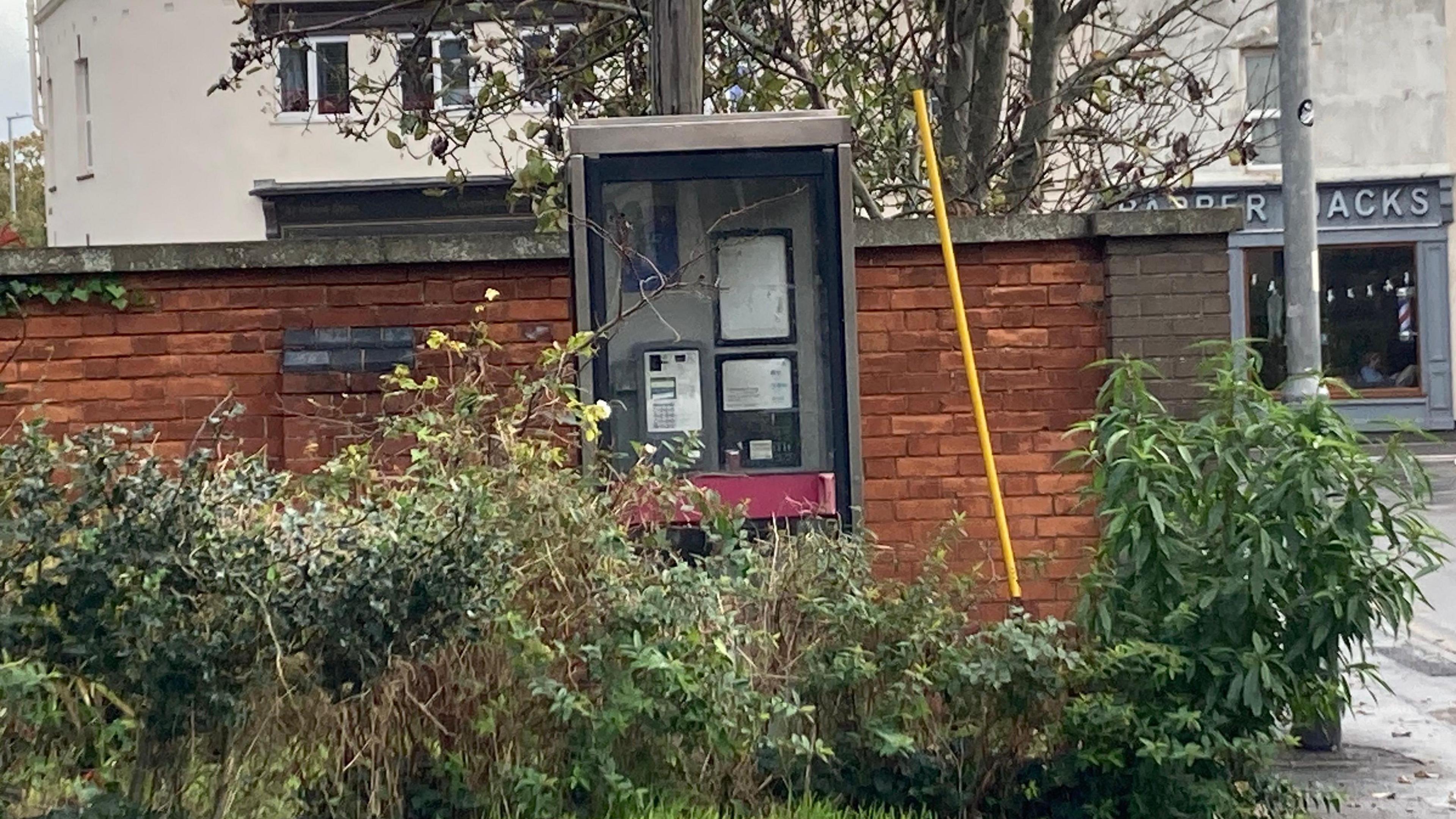 A phone box in Burnham-on-Sea