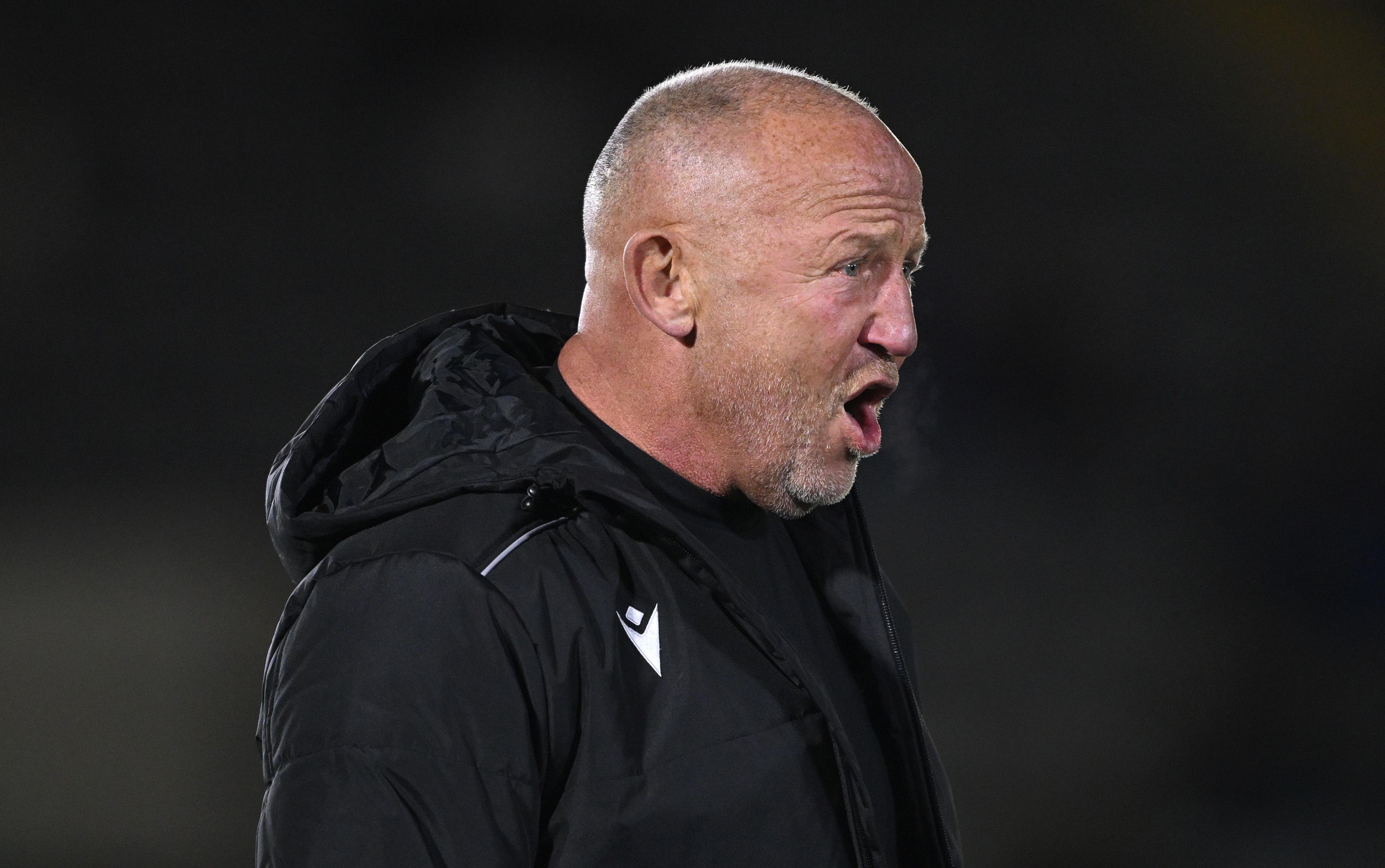 Steve Diamond in his role as consultant director of rugby for Newcastle Falcons