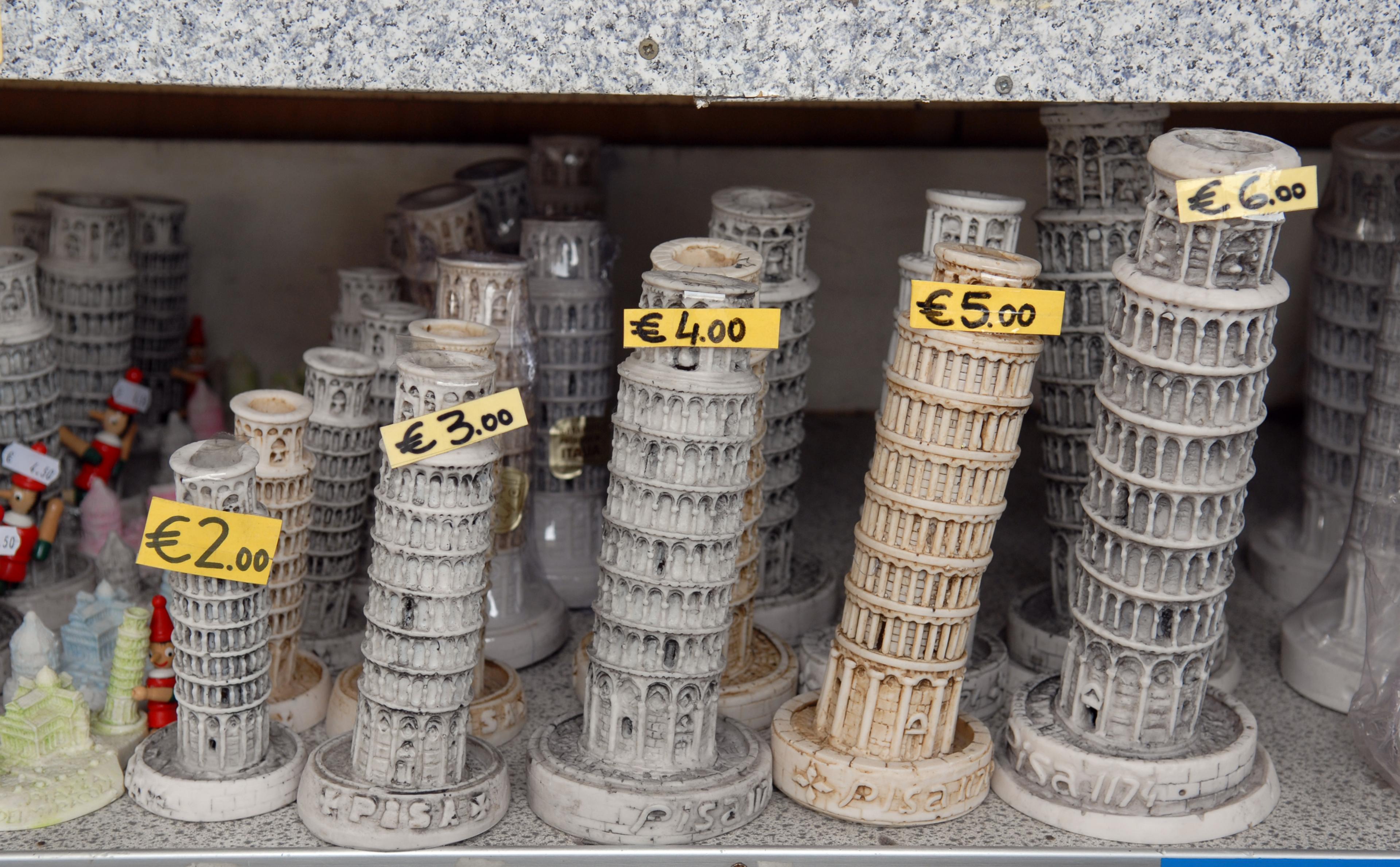 Statues of the Tower of Pisa for sale