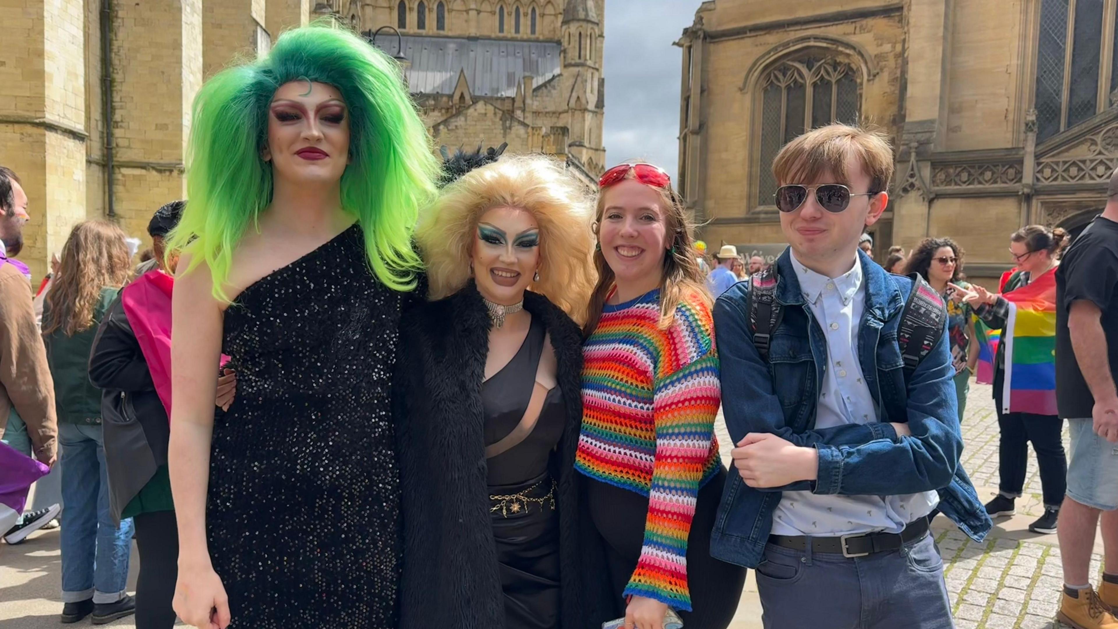 Crowds enjoying York Pride 