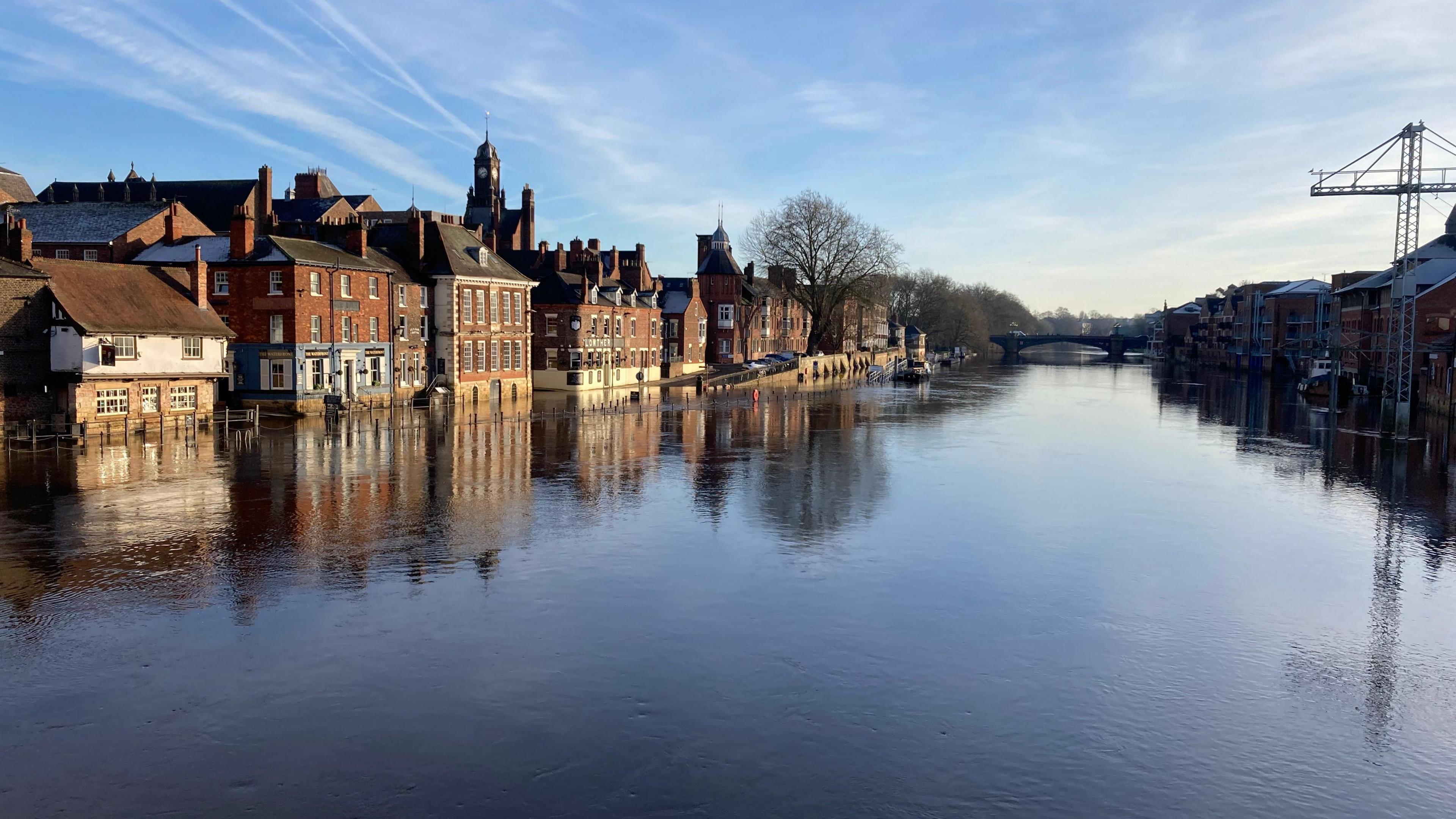 River Ouse in York flooded