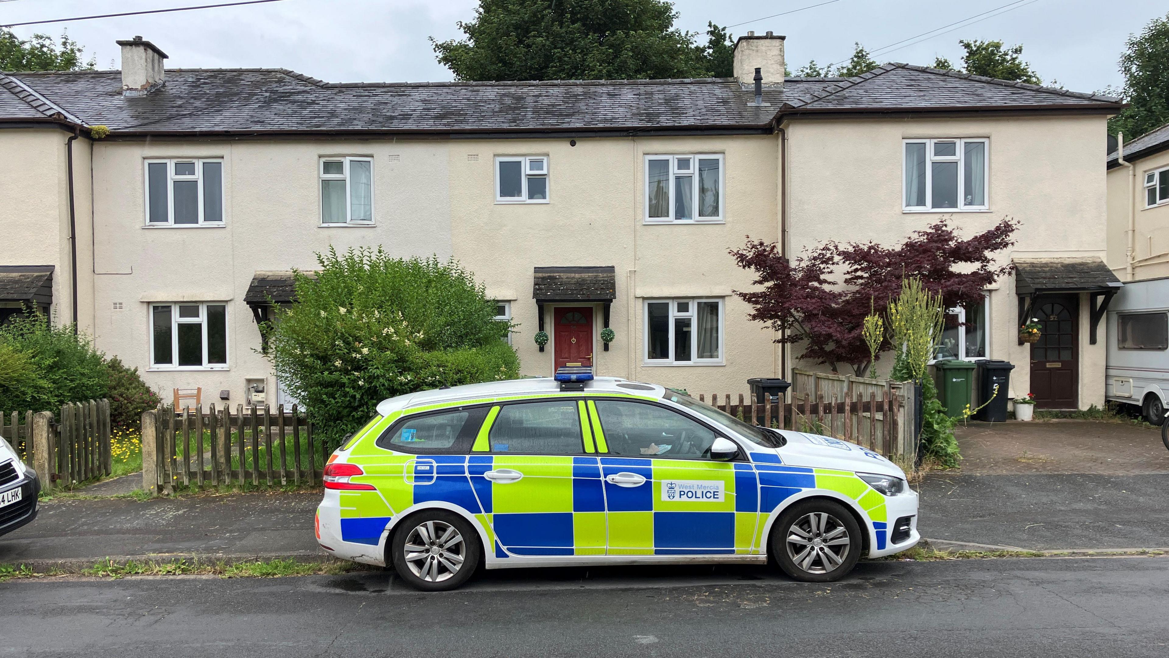 Police on Charles Witts Avenue in Hereford