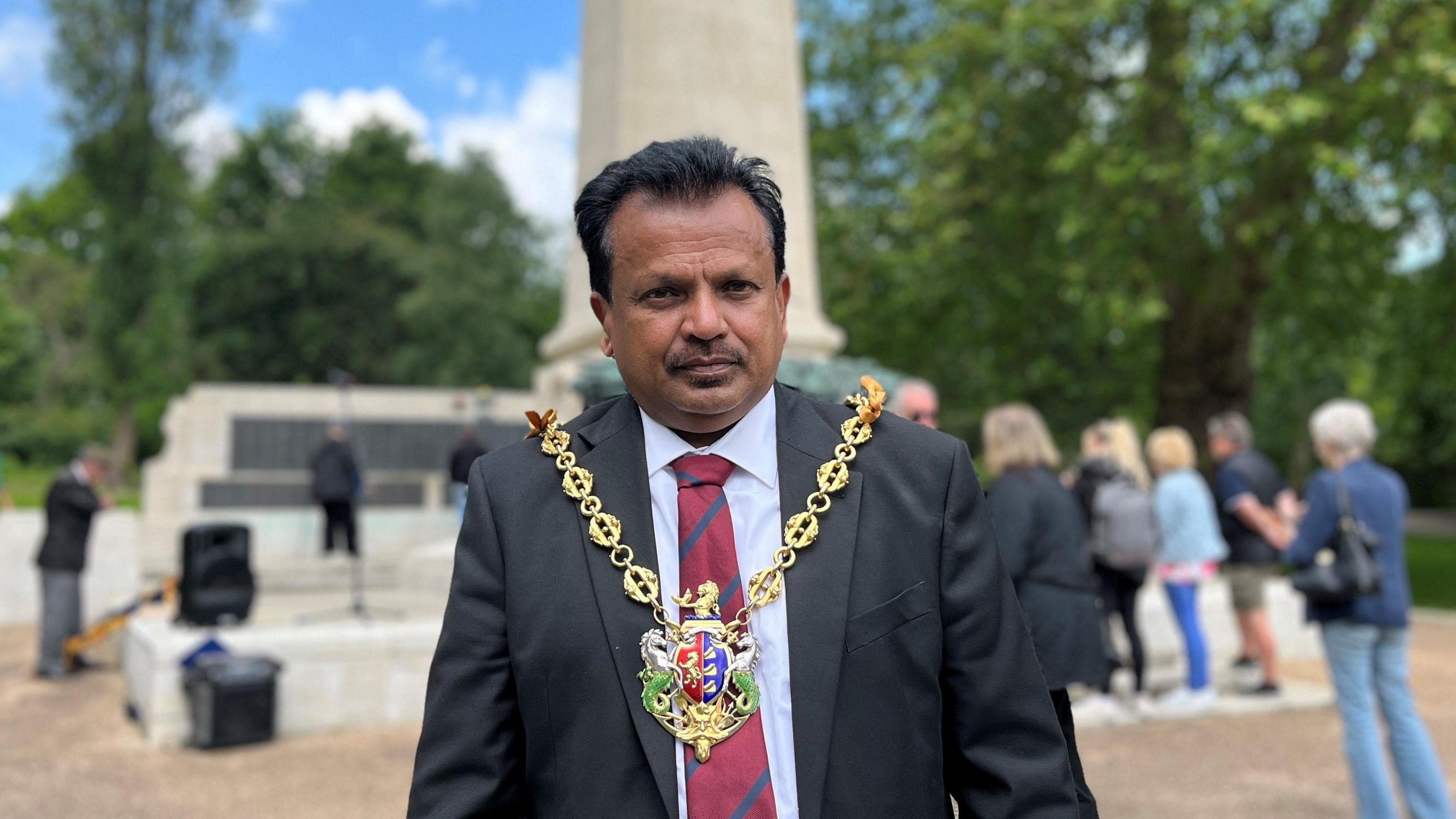 Elango K. Elavalakan, mayor of Ipswich