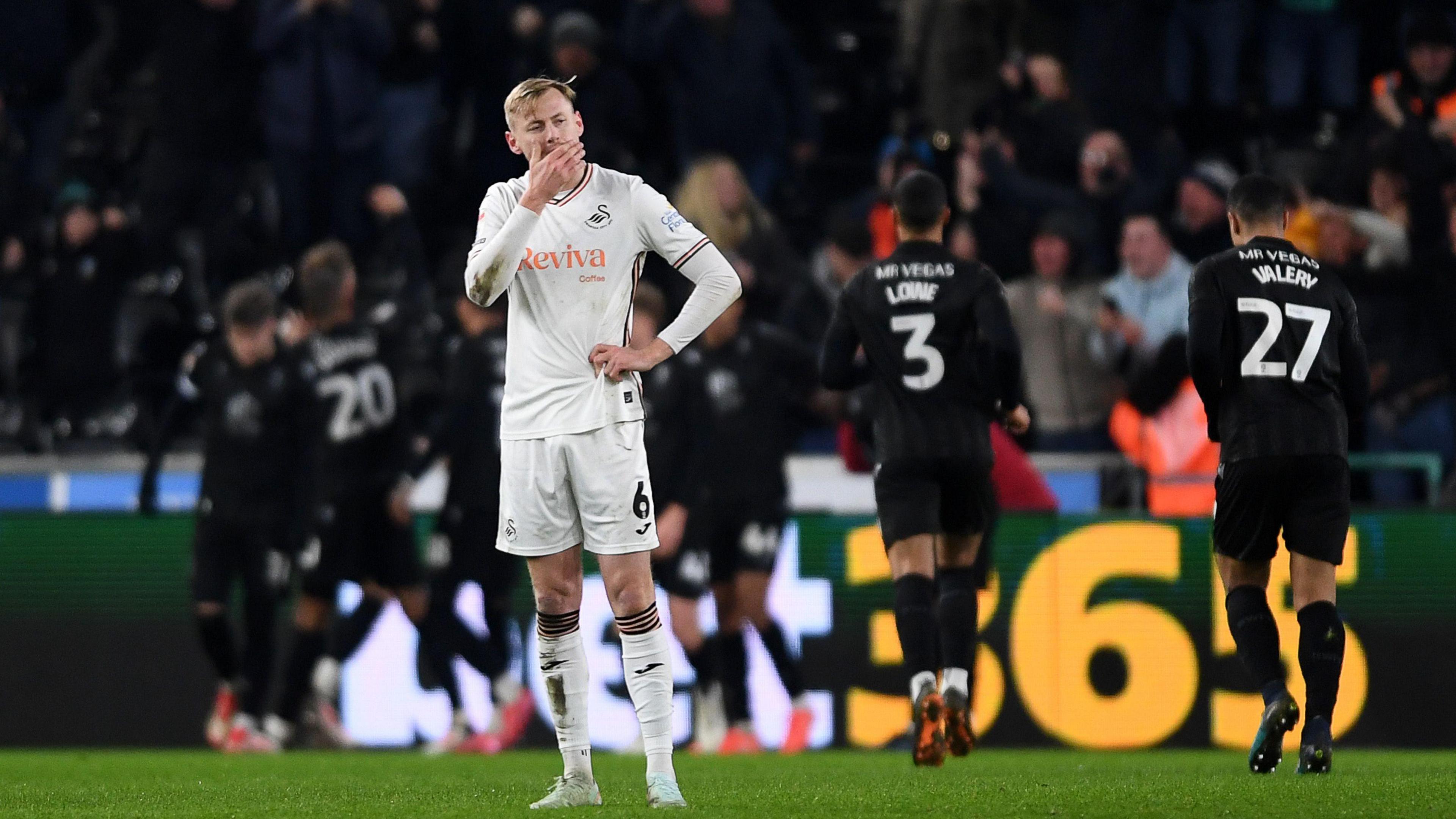 Harry Darling looks disappointed after Sheffield Wednesday's goal on Wednesday 