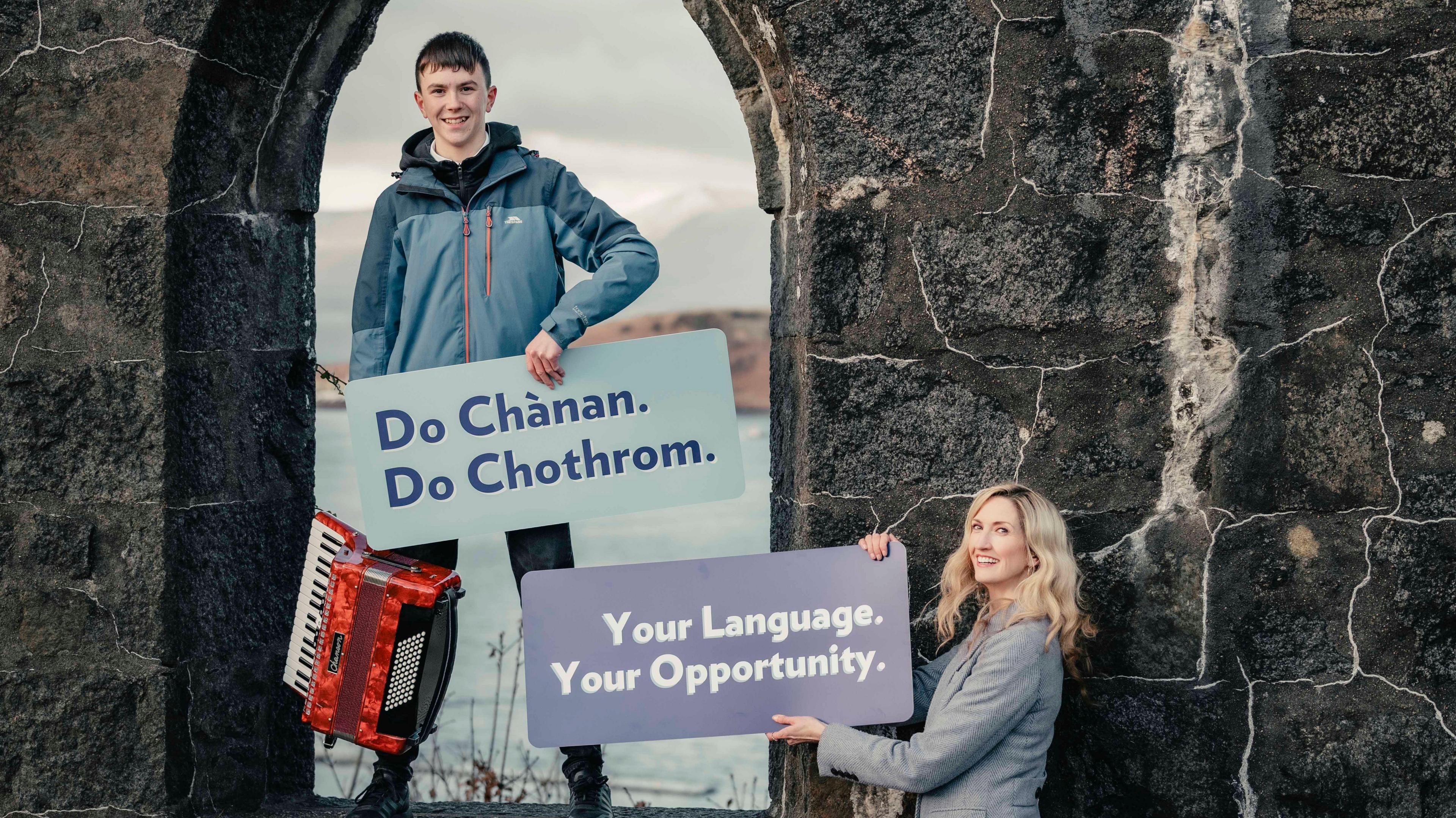 Joy Dunlop agus balach